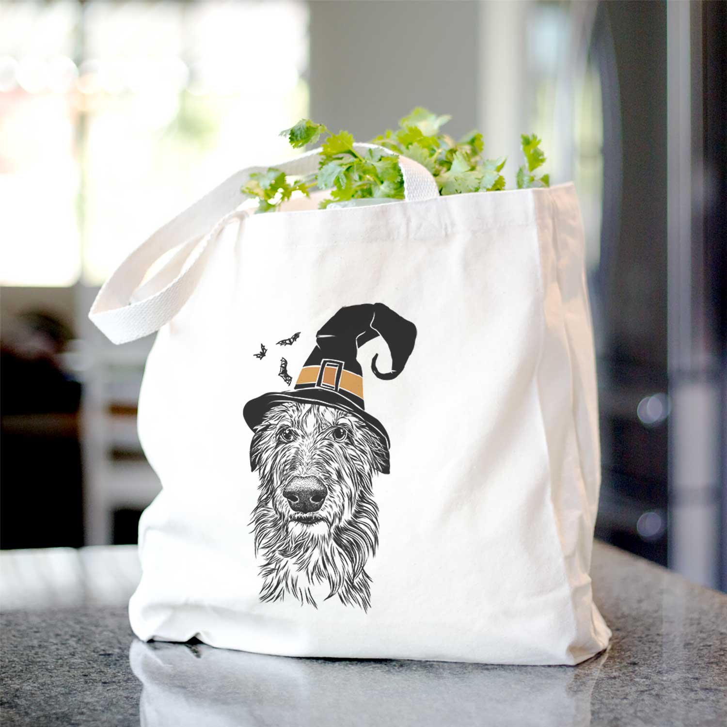 Cleod the Scottish Deerhound - Tote Bag