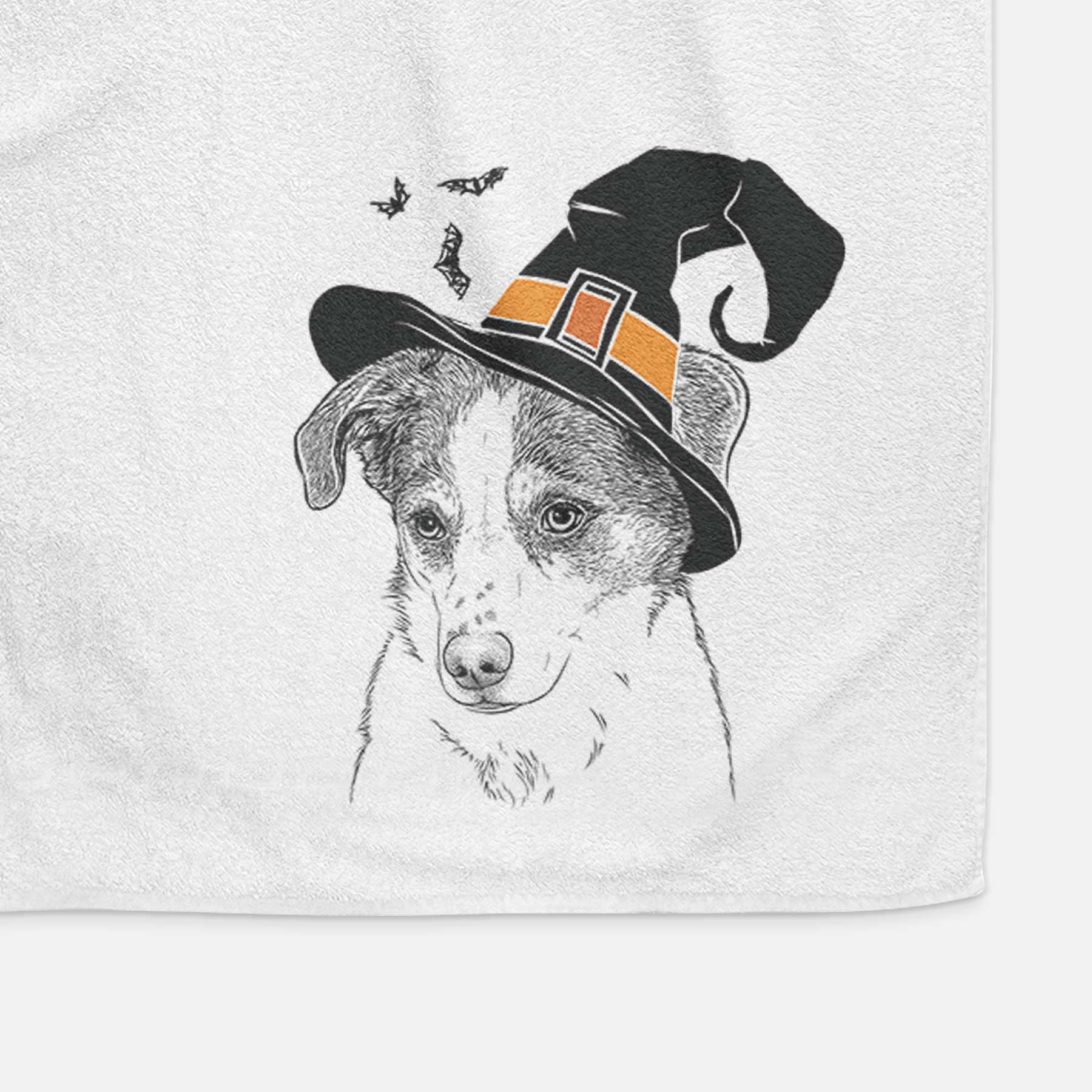 Coco the Beagle Mix Decorative Hand Towel