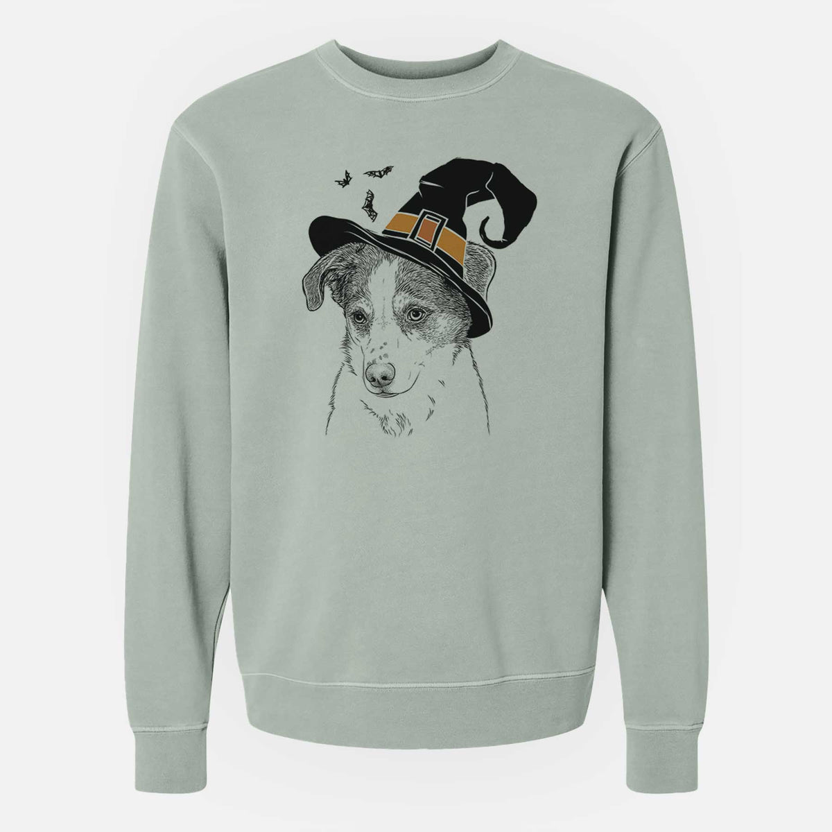 Witch Coco the Beagle Mix - Unisex Pigment Dyed Crew Sweatshirt