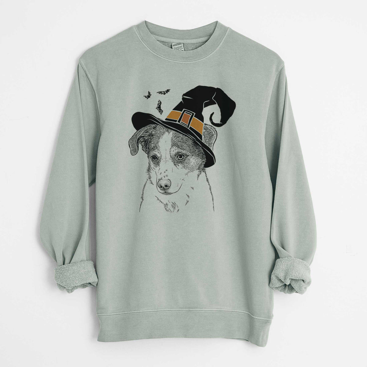 Witch Coco the Beagle Mix - Unisex Pigment Dyed Crew Sweatshirt