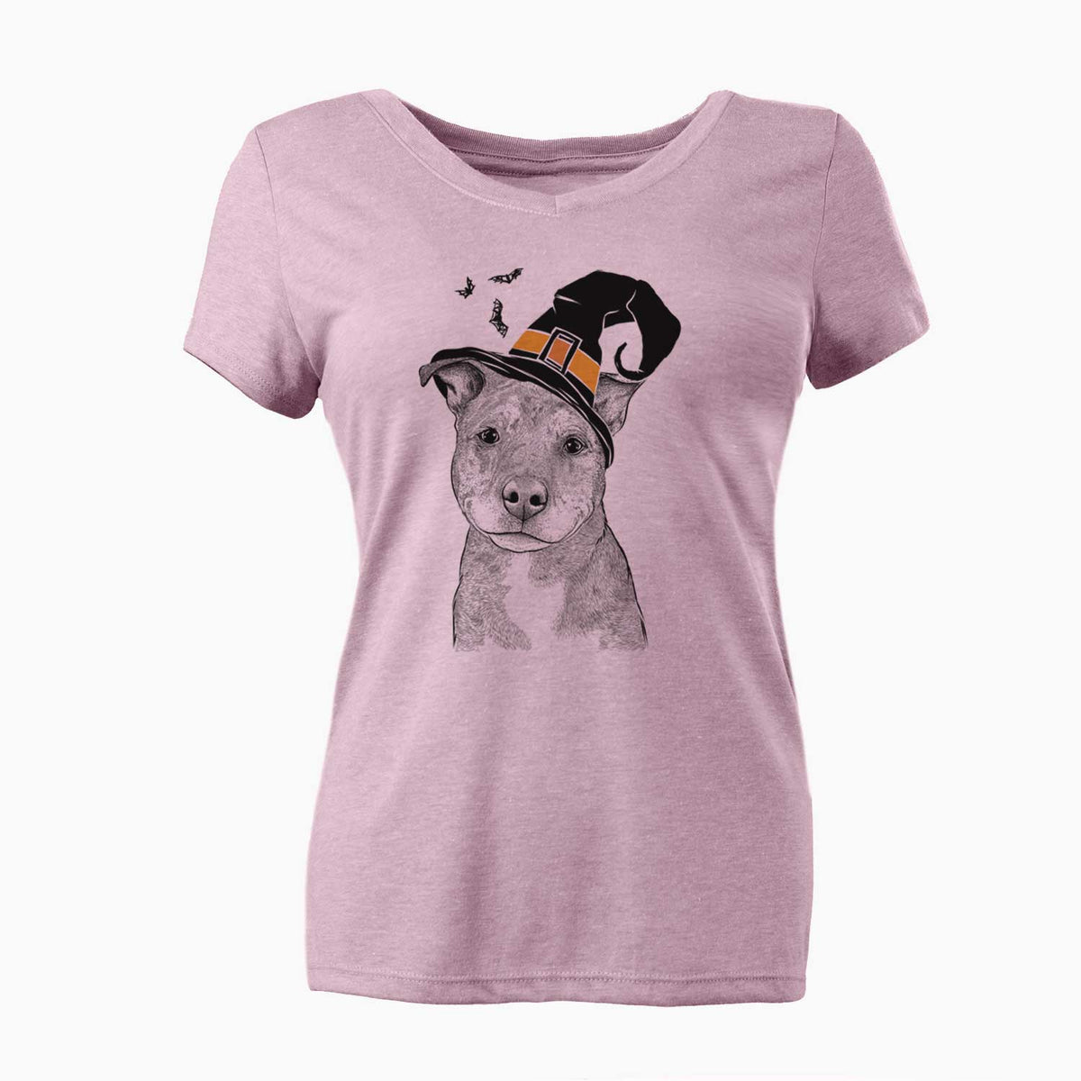 Witch Cody the Catahoula Mix - Women's V-neck Shirt
