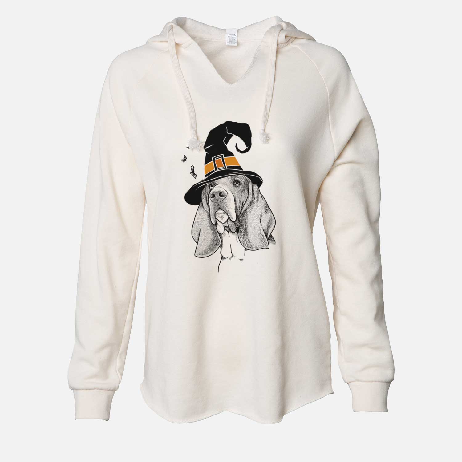 Witch Cooper the Basset Hound - Cali Wave Hooded Sweatshirt