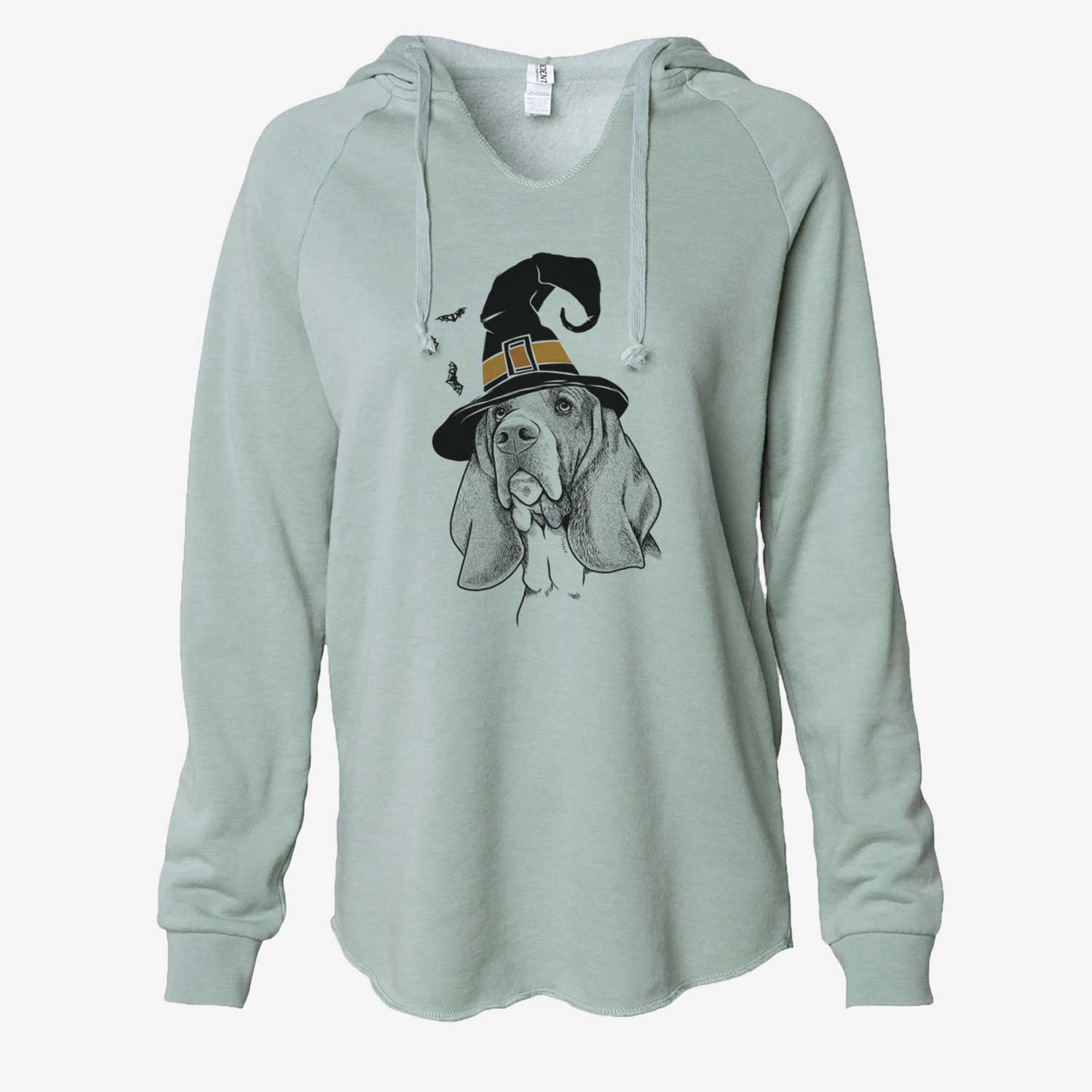 Witch Cooper the Basset Hound - Cali Wave Hooded Sweatshirt