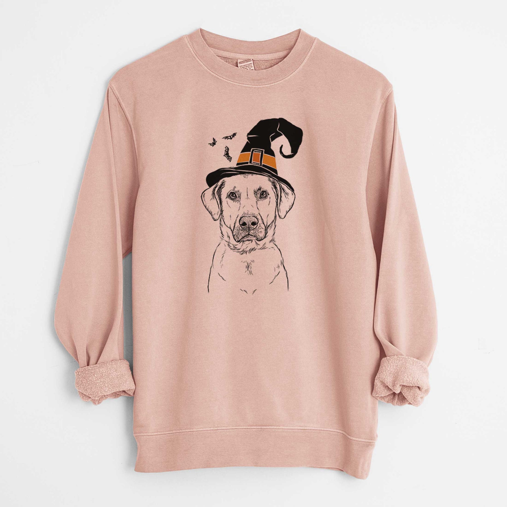 Witch Cooper Griffin the Mixed Breed - Unisex Pigment Dyed Crew Sweatshirt
