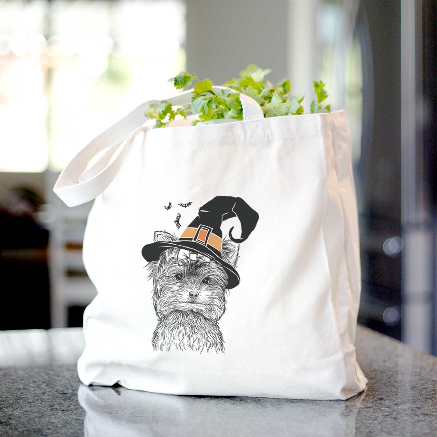 Cricket the Biewer Terrier - Tote Bag