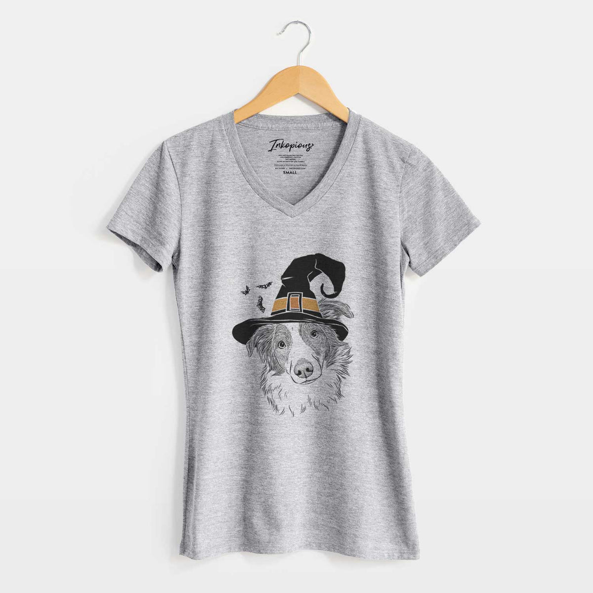 Witch Cyclone the Australian Shepherd - Women's V-neck Shirt