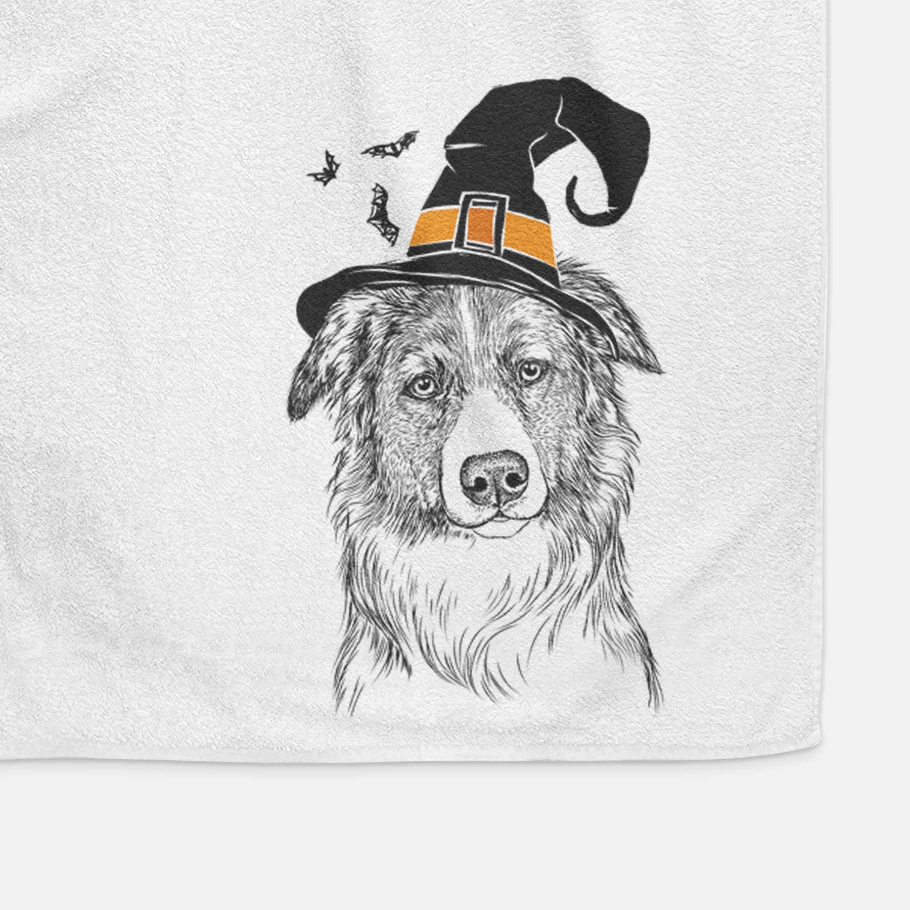 Cynder the English Shepherd Decorative Hand Towel