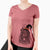 Witch Daan the Belgian Shepherd - Women's V-neck Shirt