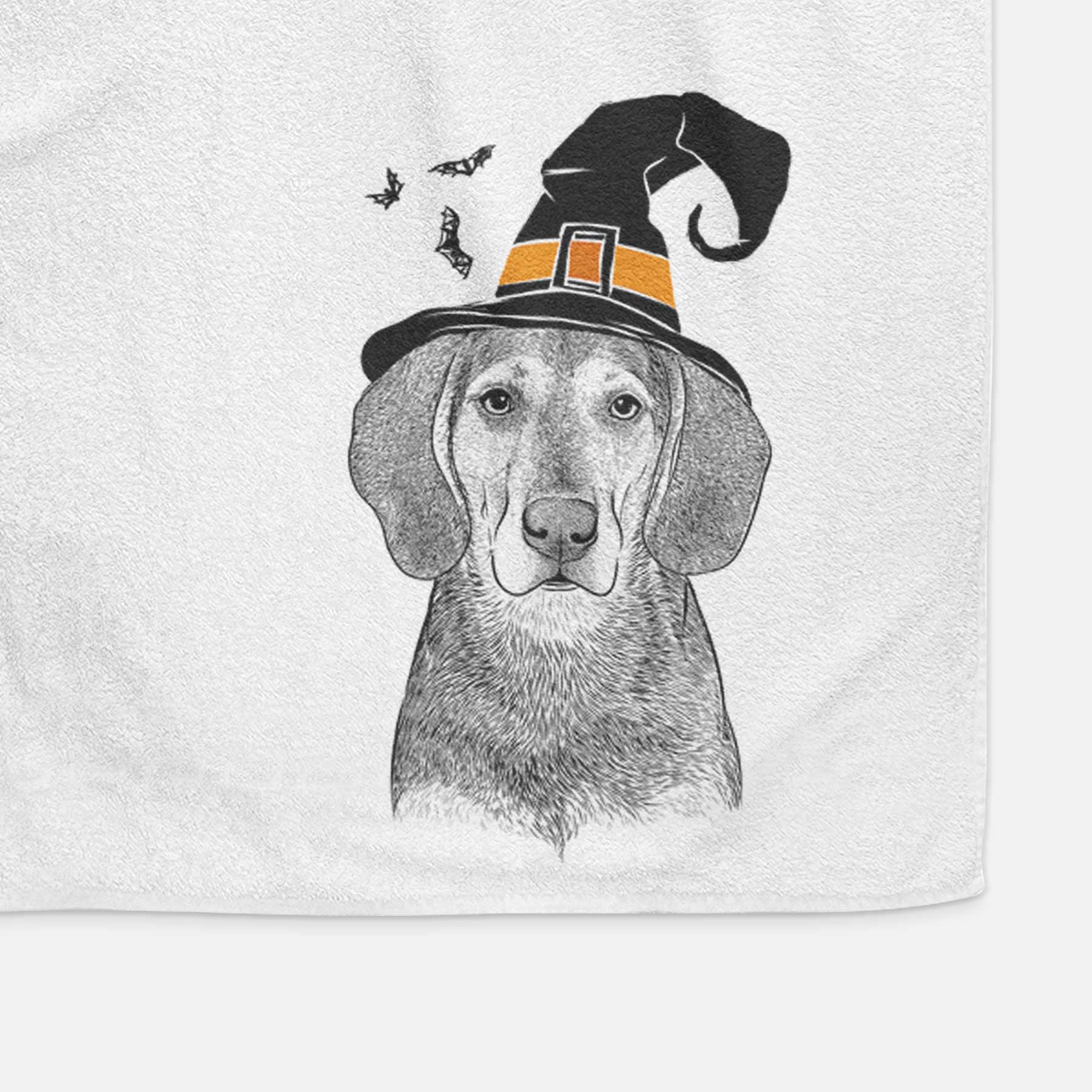 Daisy the Hound Mix Decorative Hand Towel