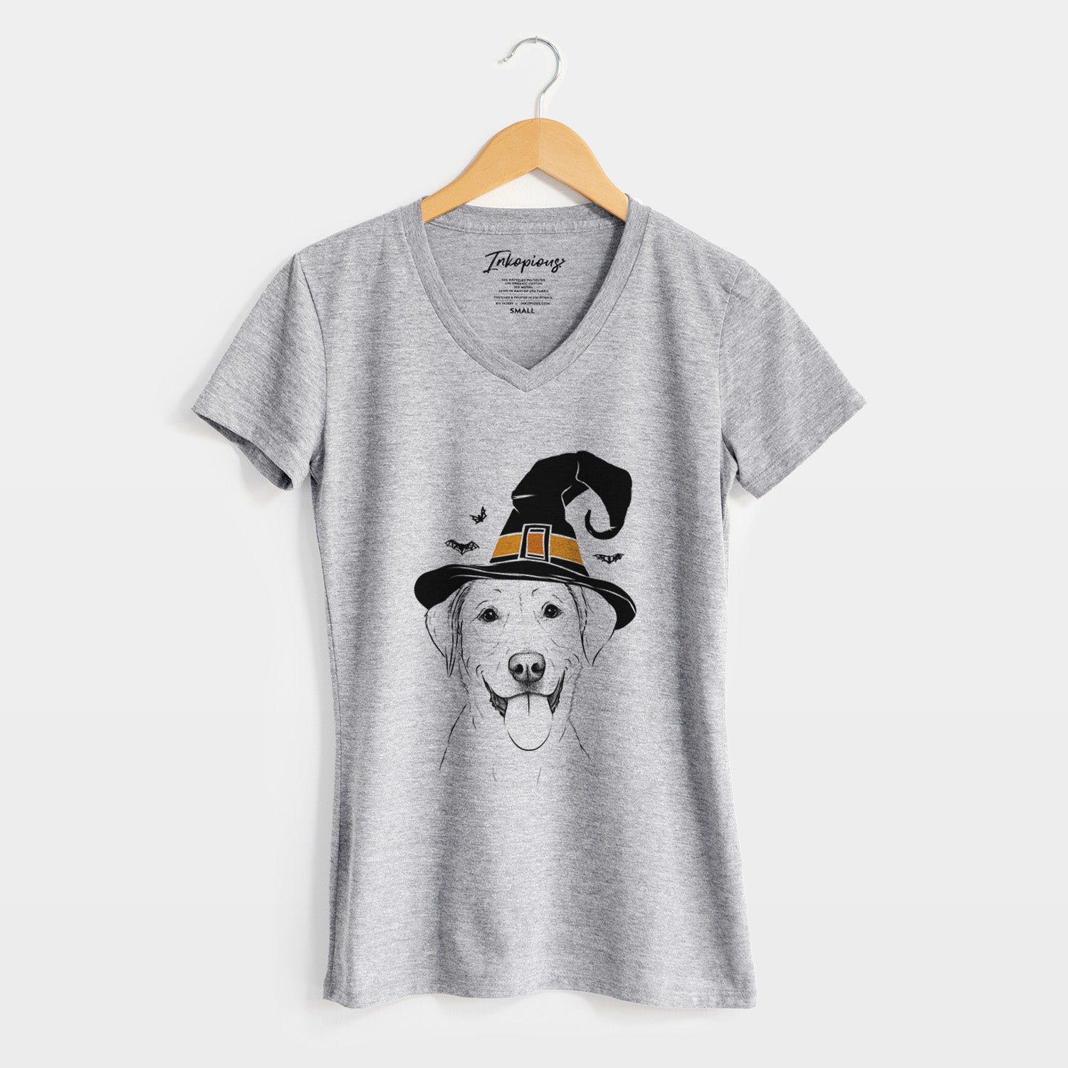 Witch Daisy the Labrador Retriever - Women's Perfect V-neck Shirt