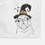 Darling Chloe the Pug Decorative Hand Towel