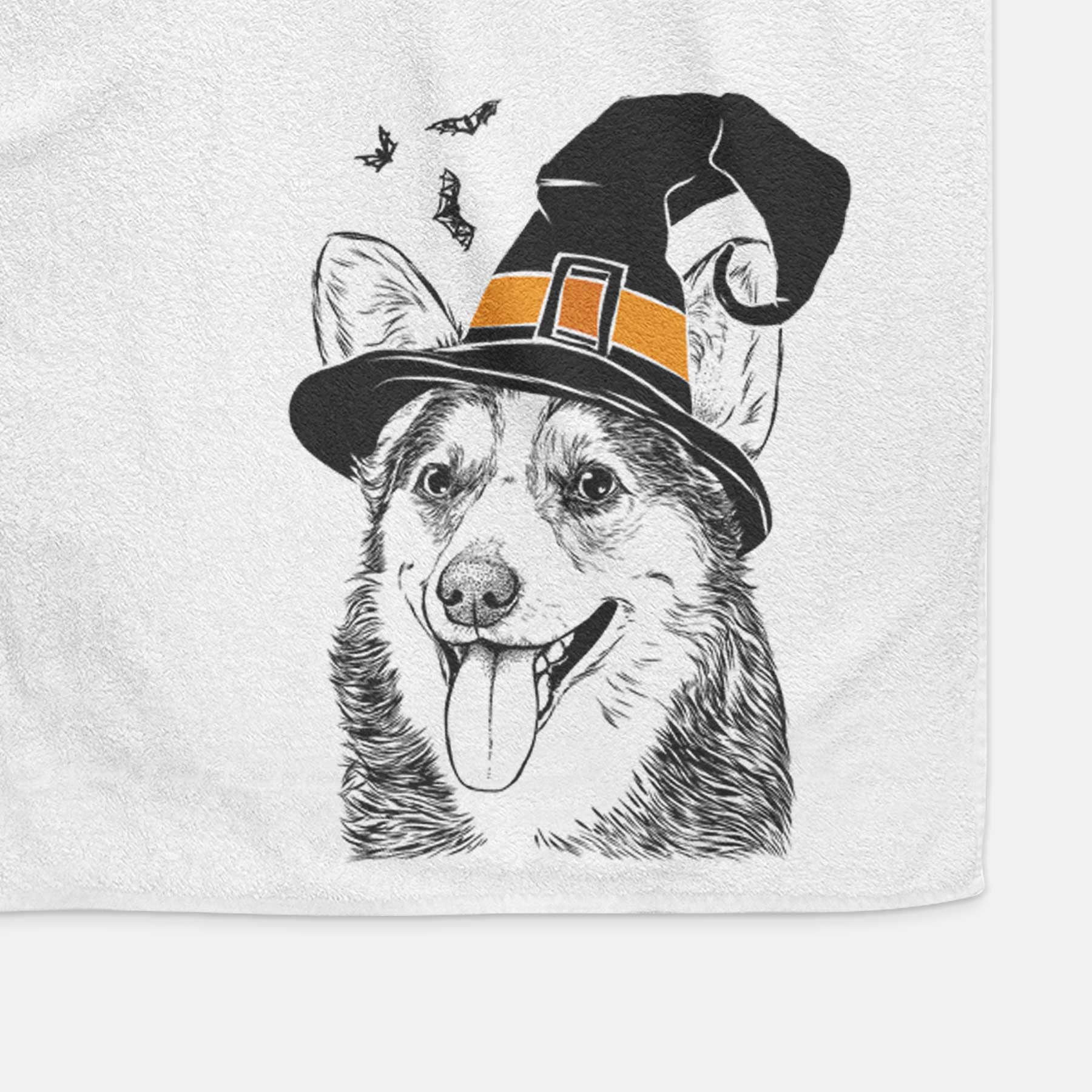 Darma the Corgi Decorative Hand Towel