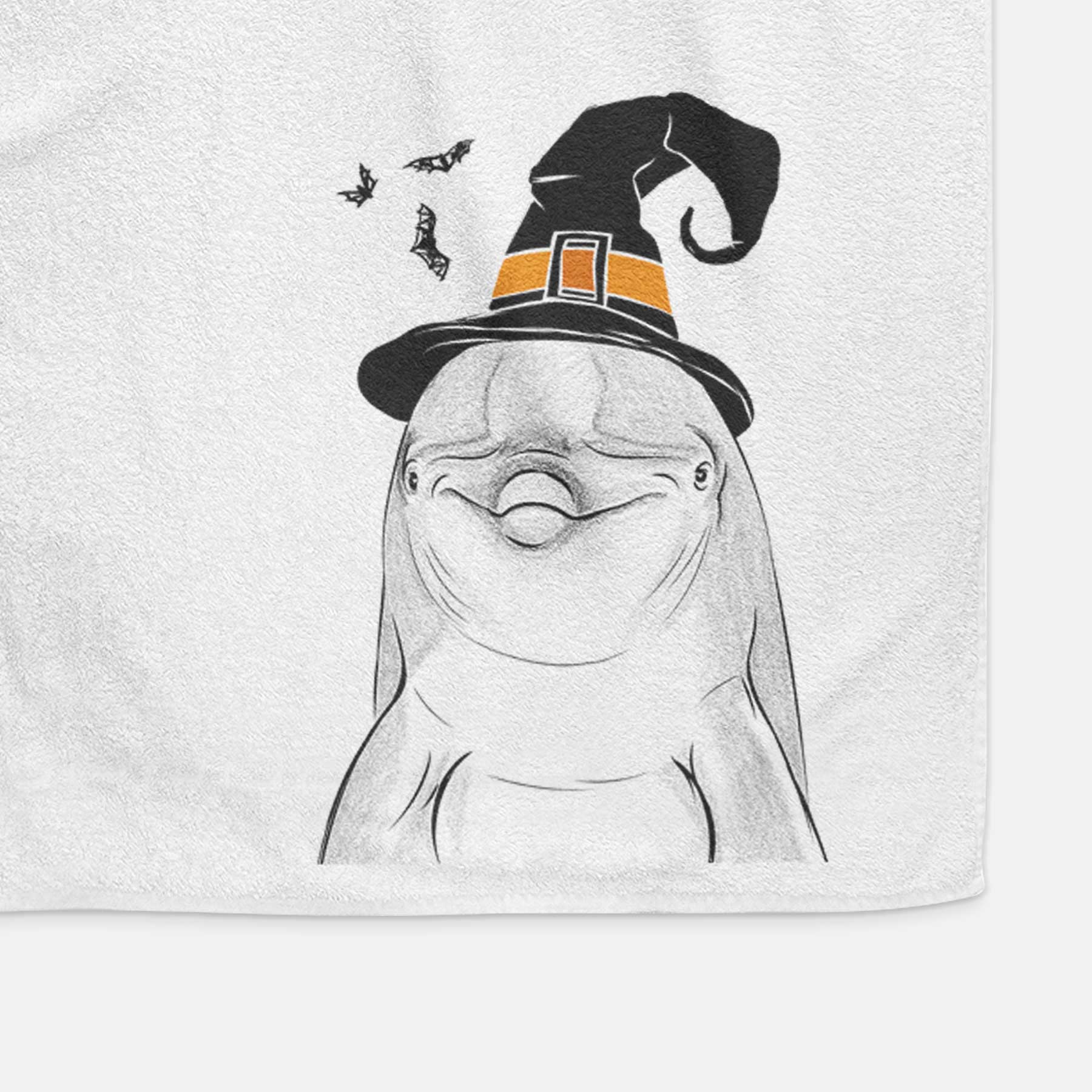 Dave the Dolphin Decorative Hand Towel