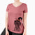 Witch David the Boxador - Women's V-neck Shirt