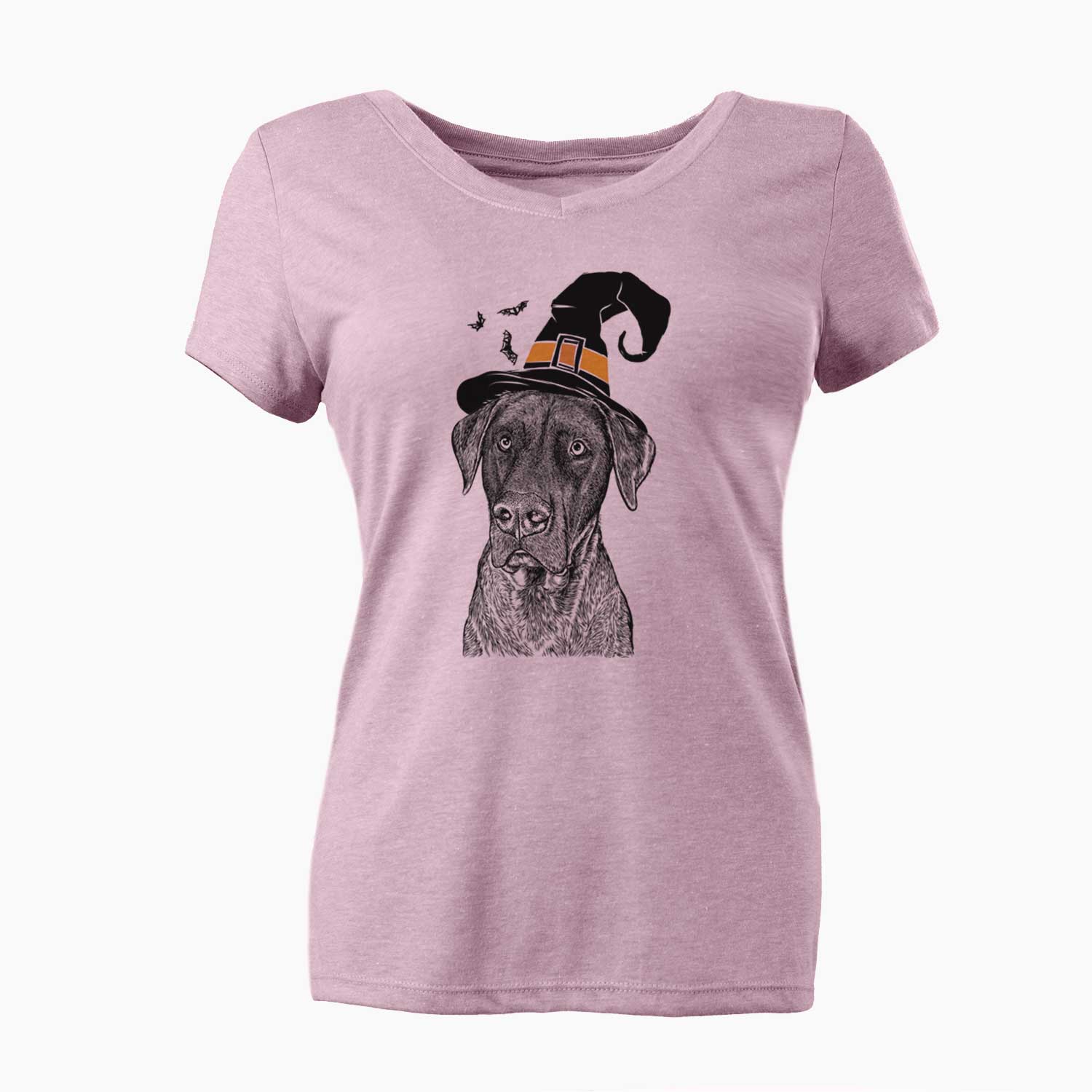 Witch David the Boxador - Women's V-neck Shirt