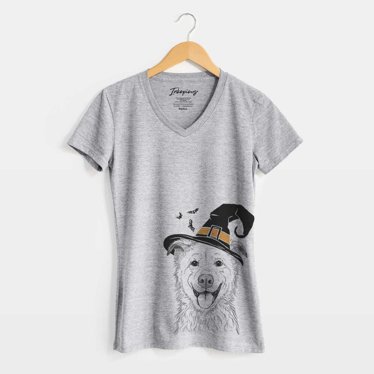 Witch Dawson the Mixed Breed - Women's V-neck Shirt