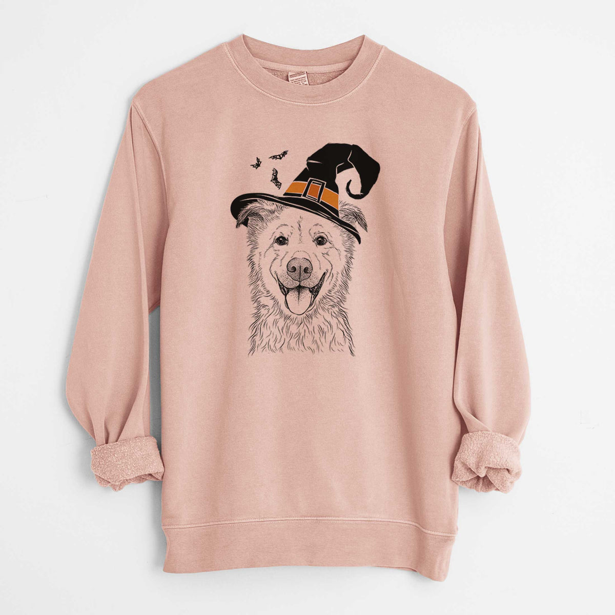 Witch Dawson the Mixed Breed - Unisex Pigment Dyed Crew Sweatshirt