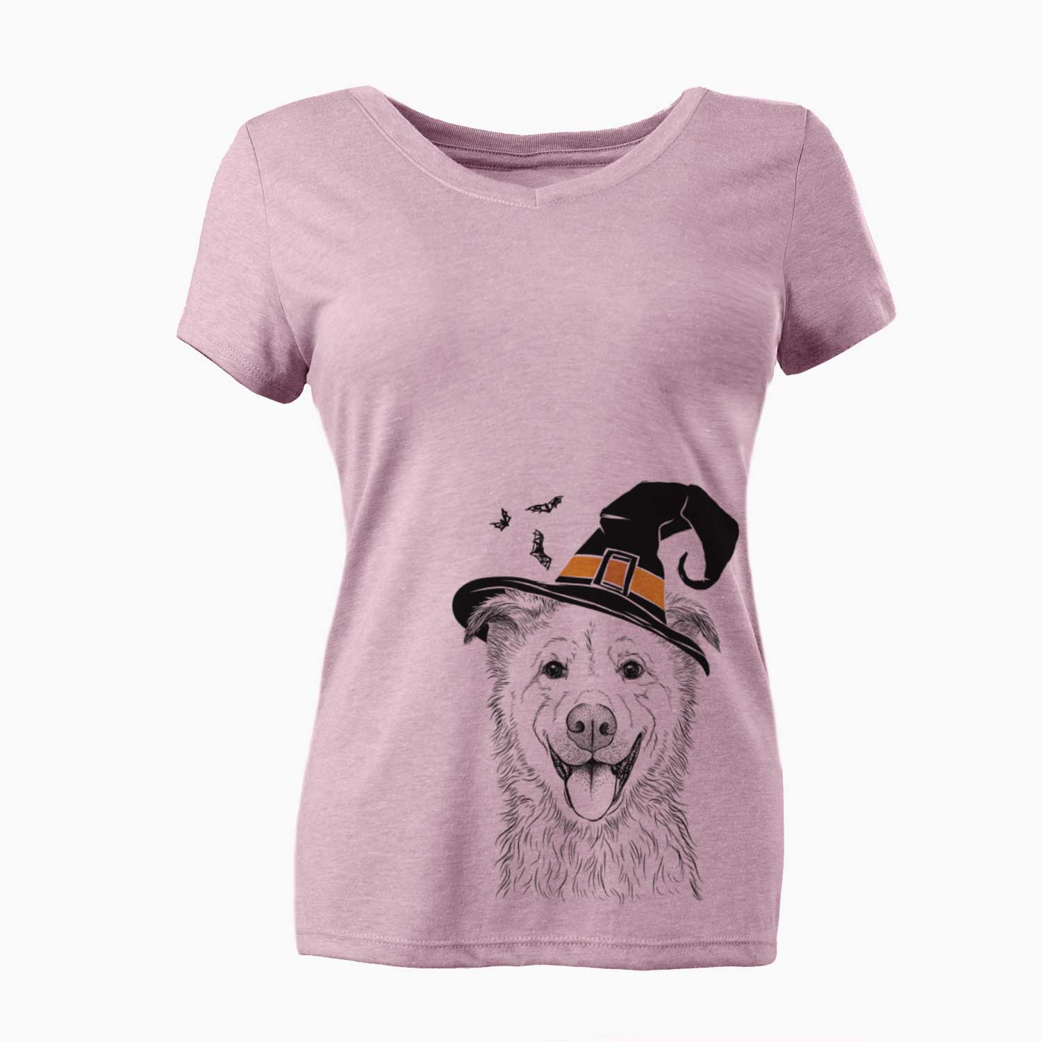 Witch Dawson the Mixed Breed - Women's V-neck Shirt