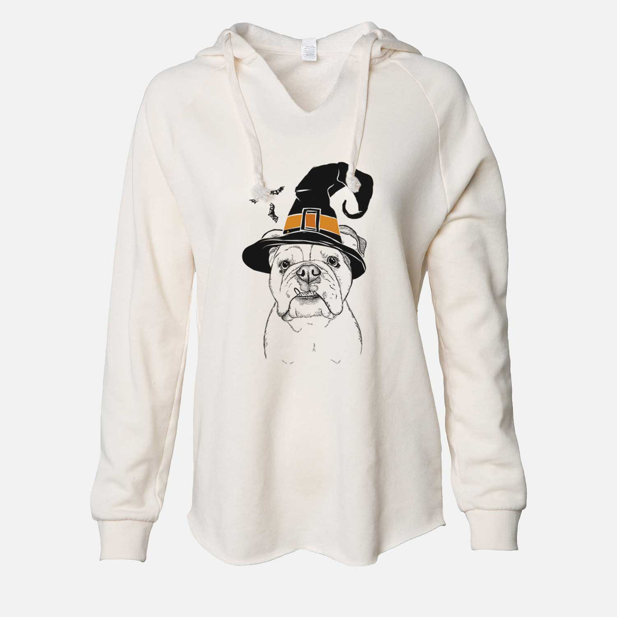 Witch Dazy the English Bulldog - Cali Wave Hooded Sweatshirt