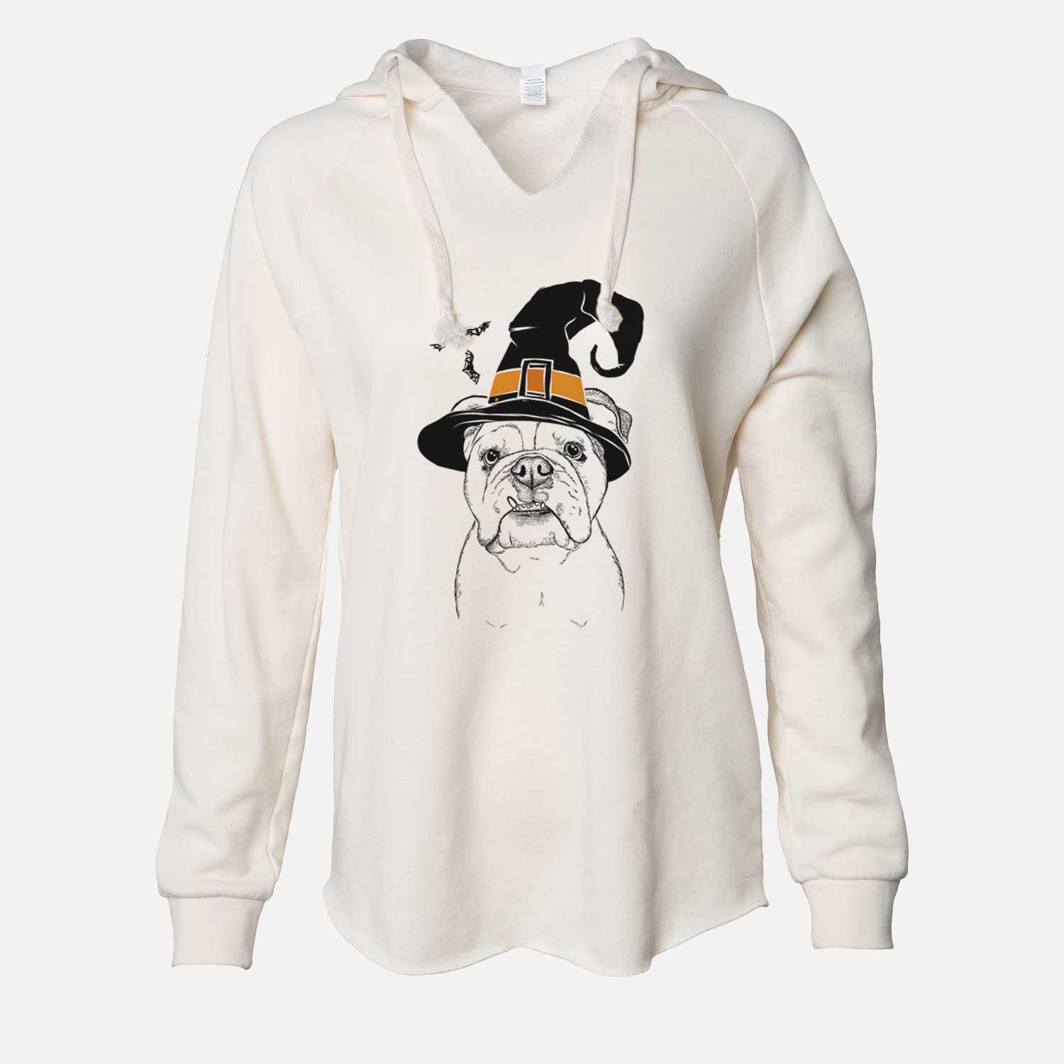 Witch Dazy the English Bulldog - Cali Wave Hooded Sweatshirt