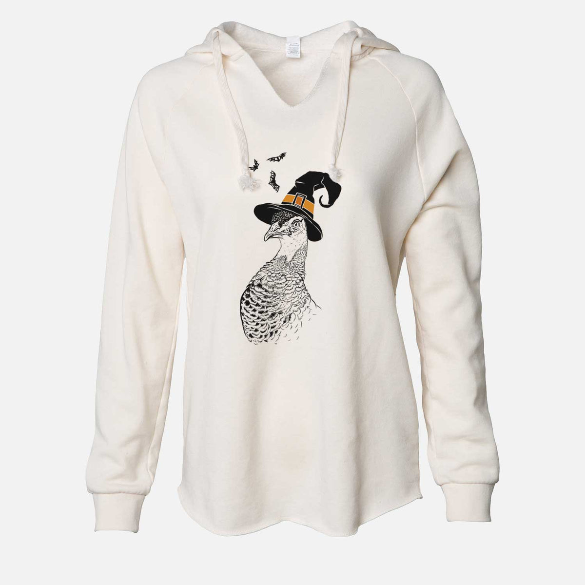 Witch Dee the Peahen - Cali Wave Hooded Sweatshirt