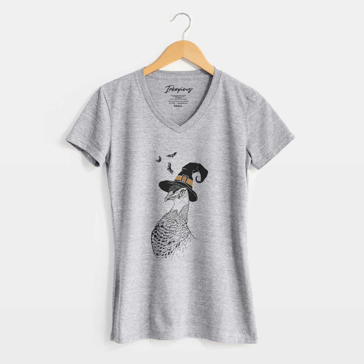 Witch Dee the Peahen - Women's V-neck Shirt
