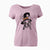 Witch Dee Dee the Boston Terrier - Women's V-neck Shirt