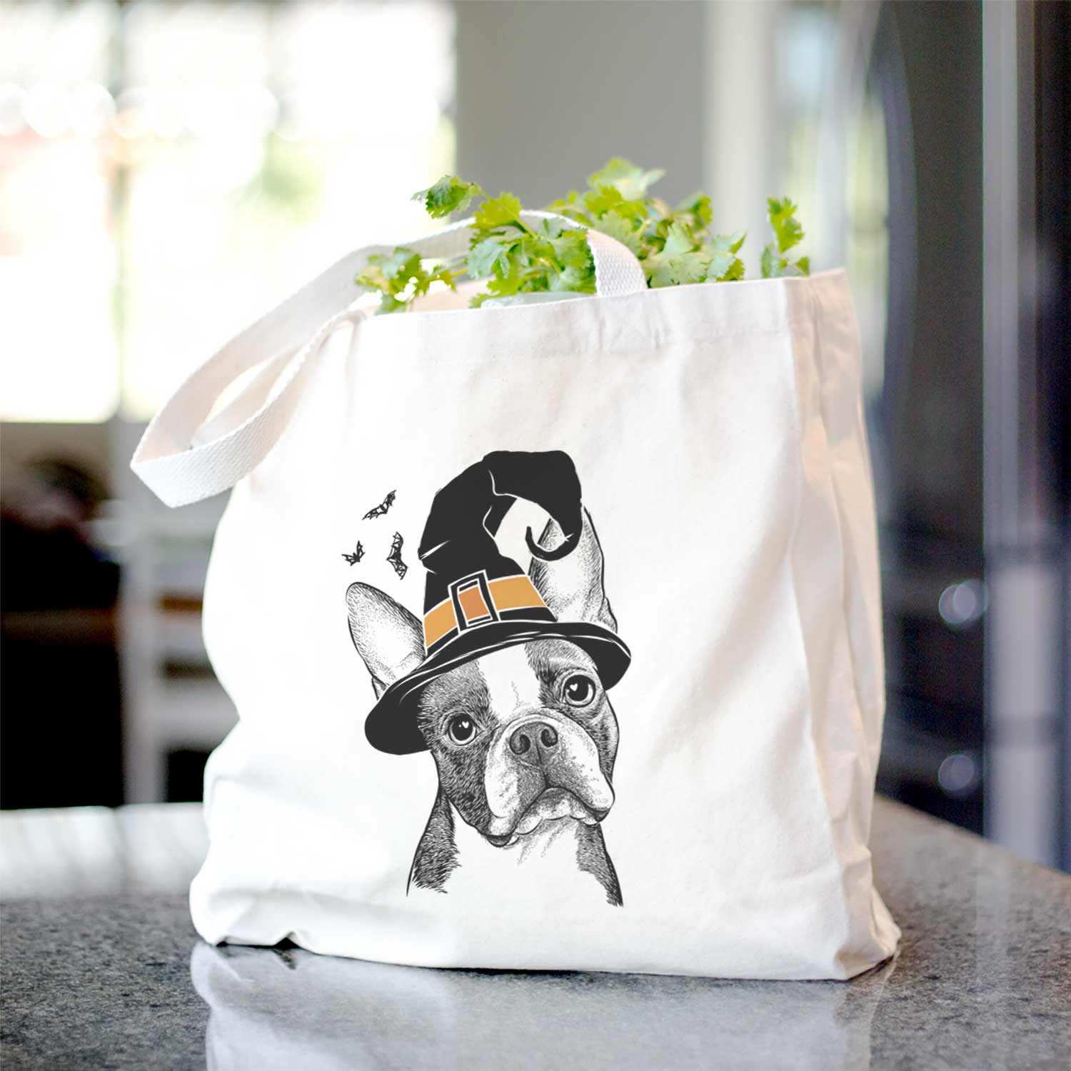 Dee Dee the Boston Terrier - Tote Bag