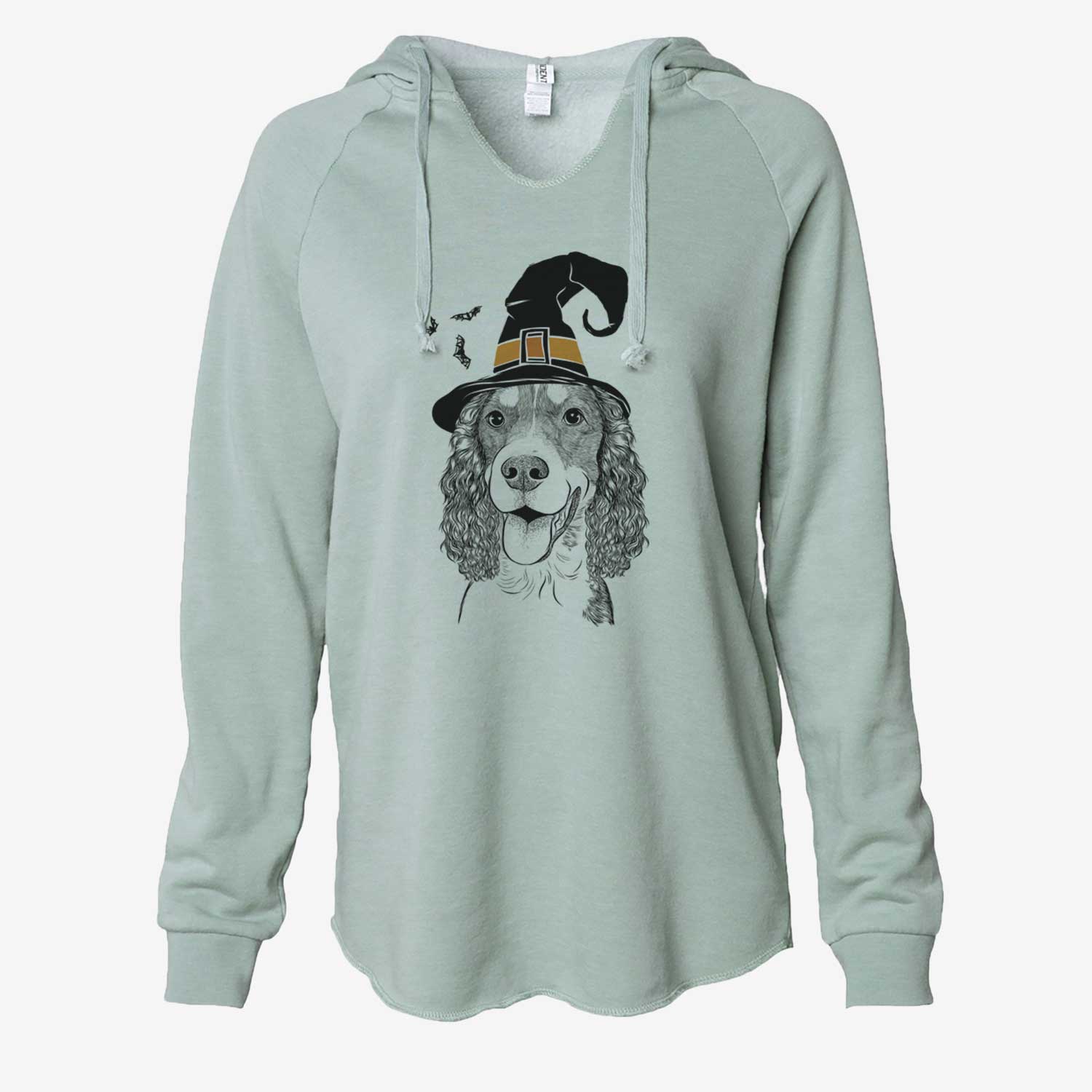 Witch Delilah the English Springer Spaniel - Cali Wave Hooded Sweatshirt