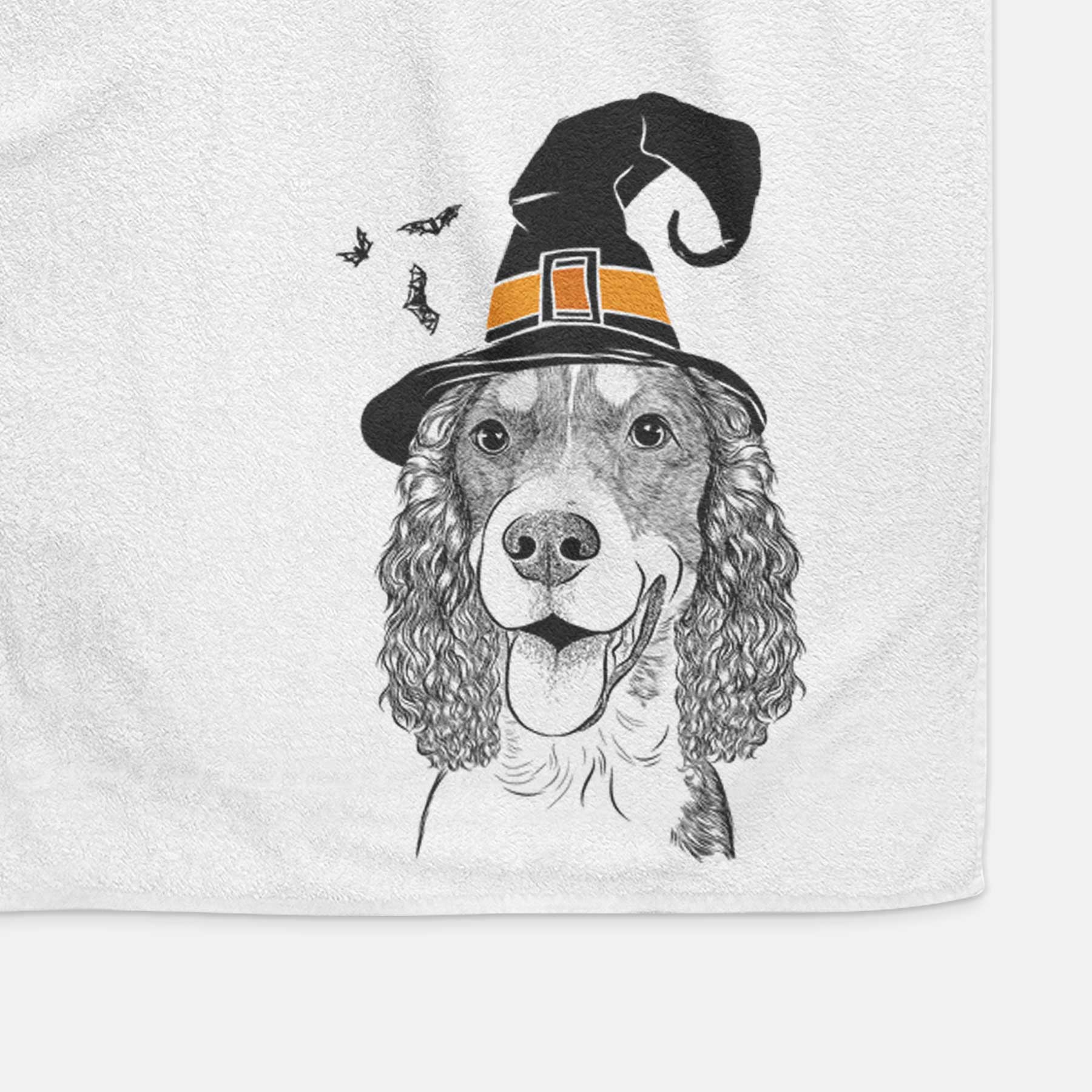 Delilah the English Springer Spaniel Decorative Hand Towel