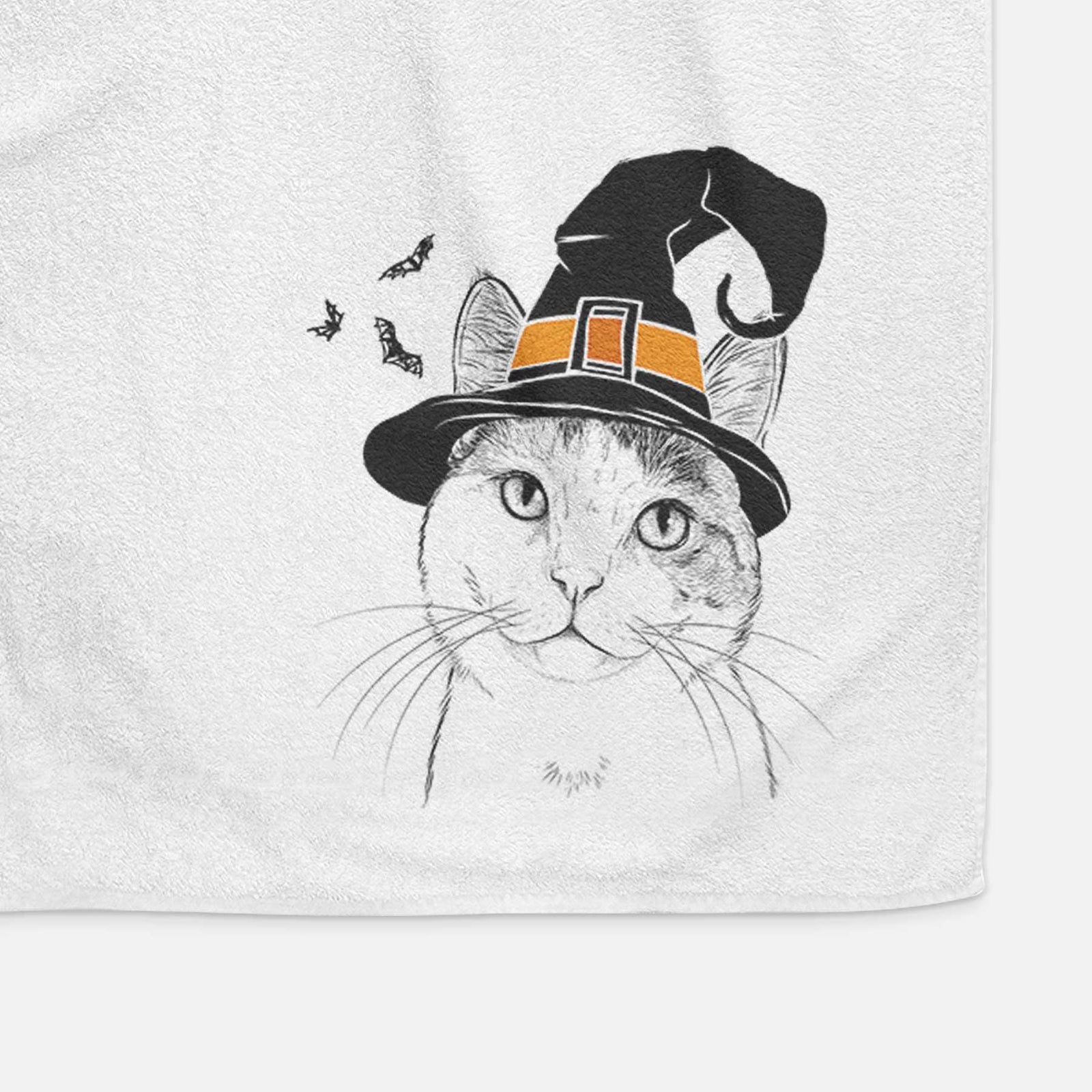 Denver the Calico Cat Decorative Hand Towel