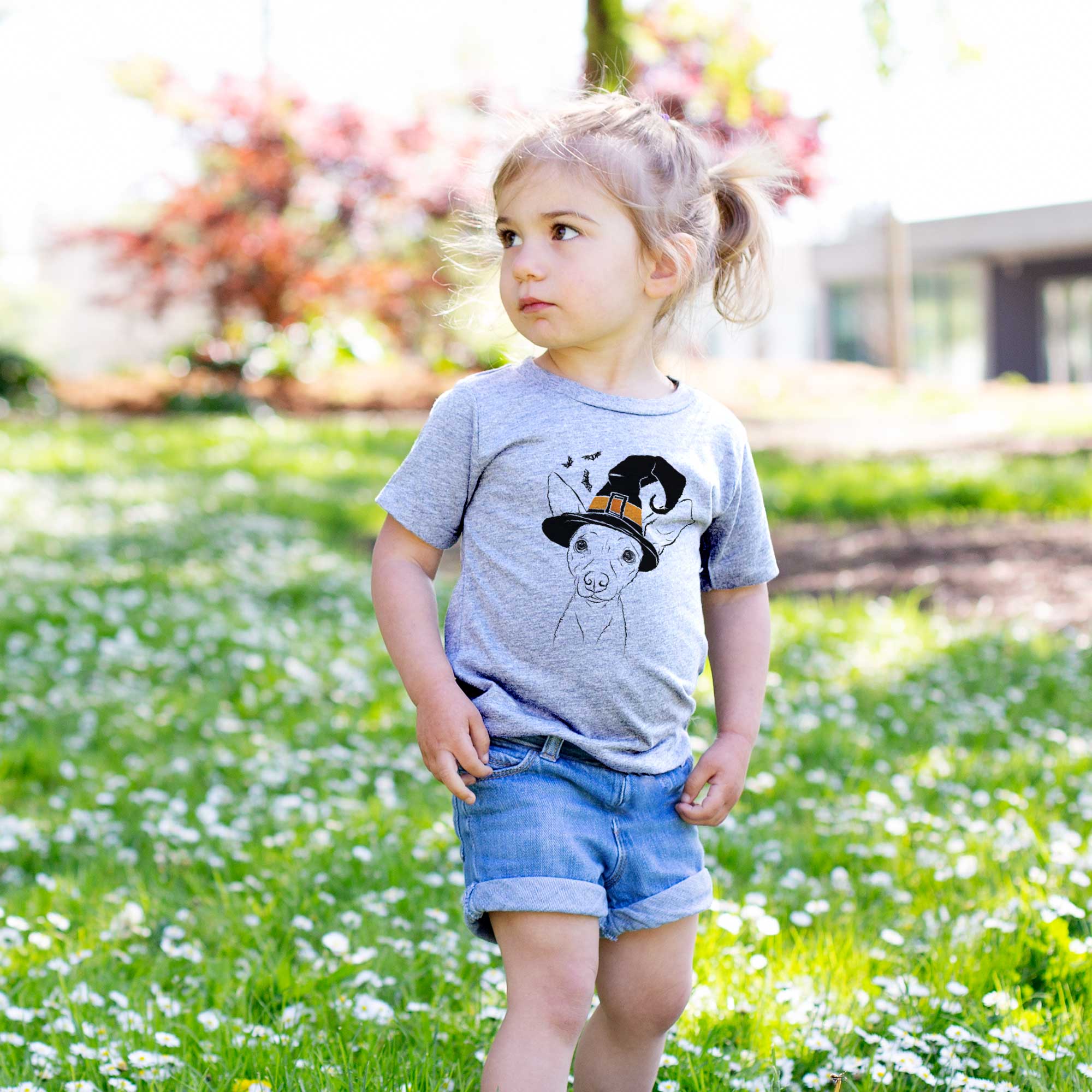 Halloween Desi the American Hairless Terrier - Kids/Youth/Toddler Shirt