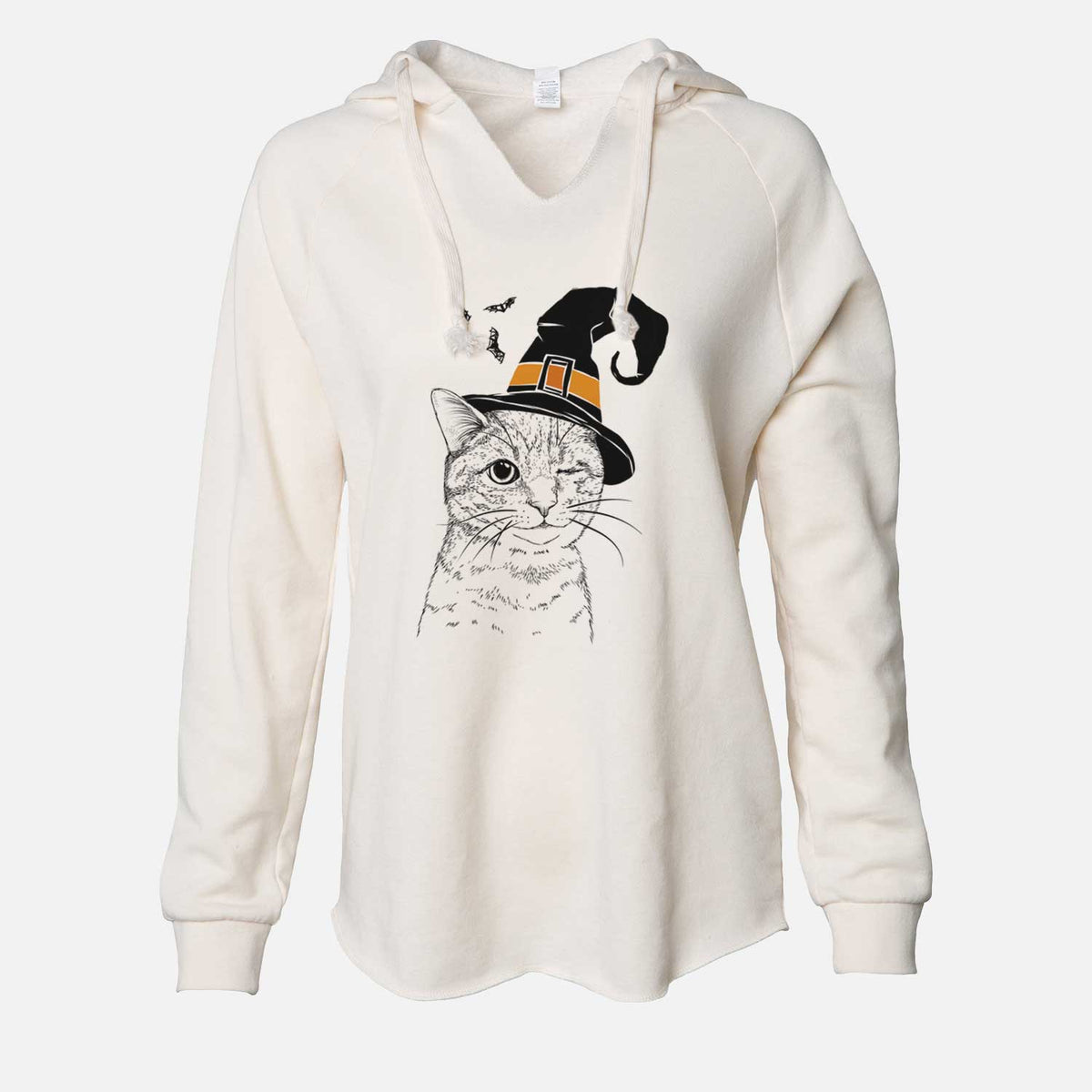 Witch Dexter the Domestic Shorthair - Cali Wave Hooded Sweatshirt