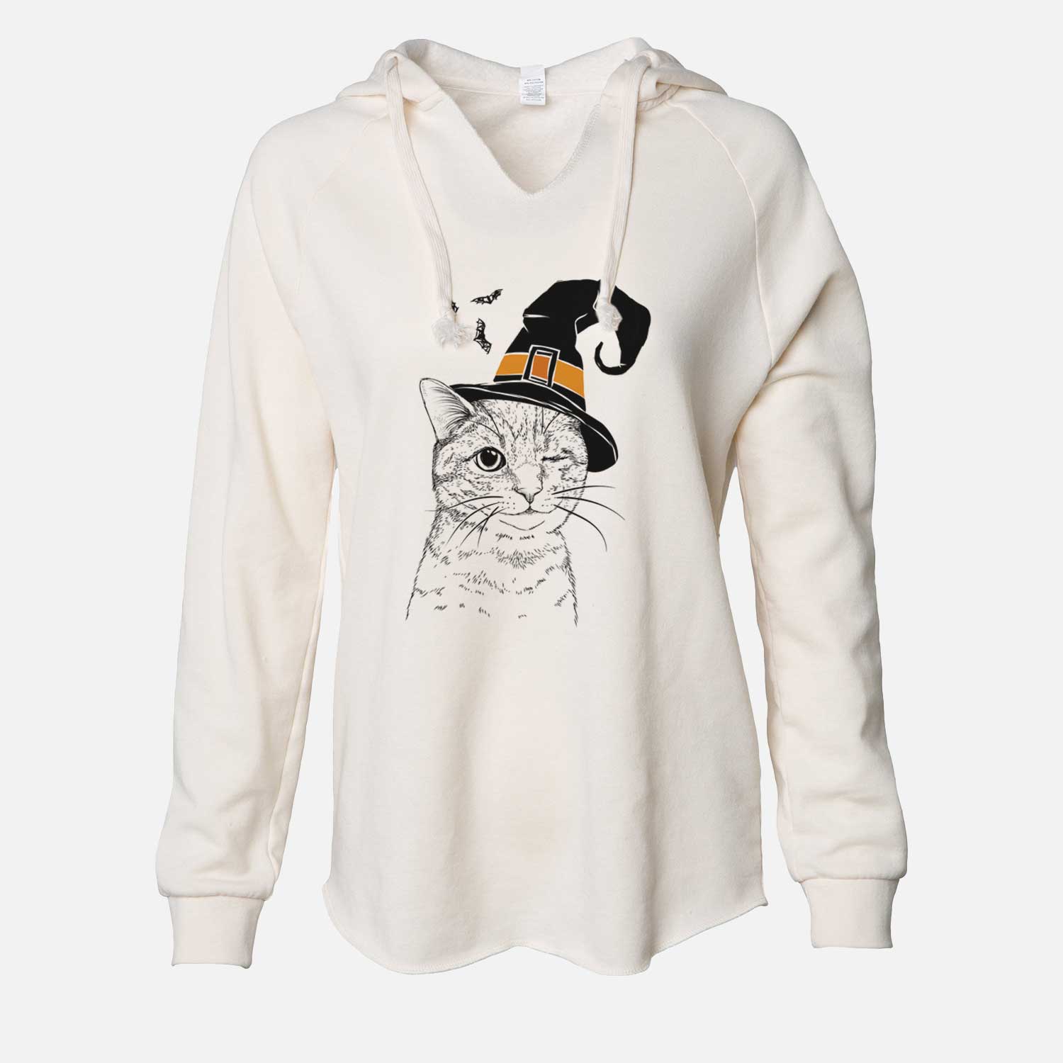 Witch Dexter the Domestic Shorthair - Cali Wave Hooded Sweatshirt