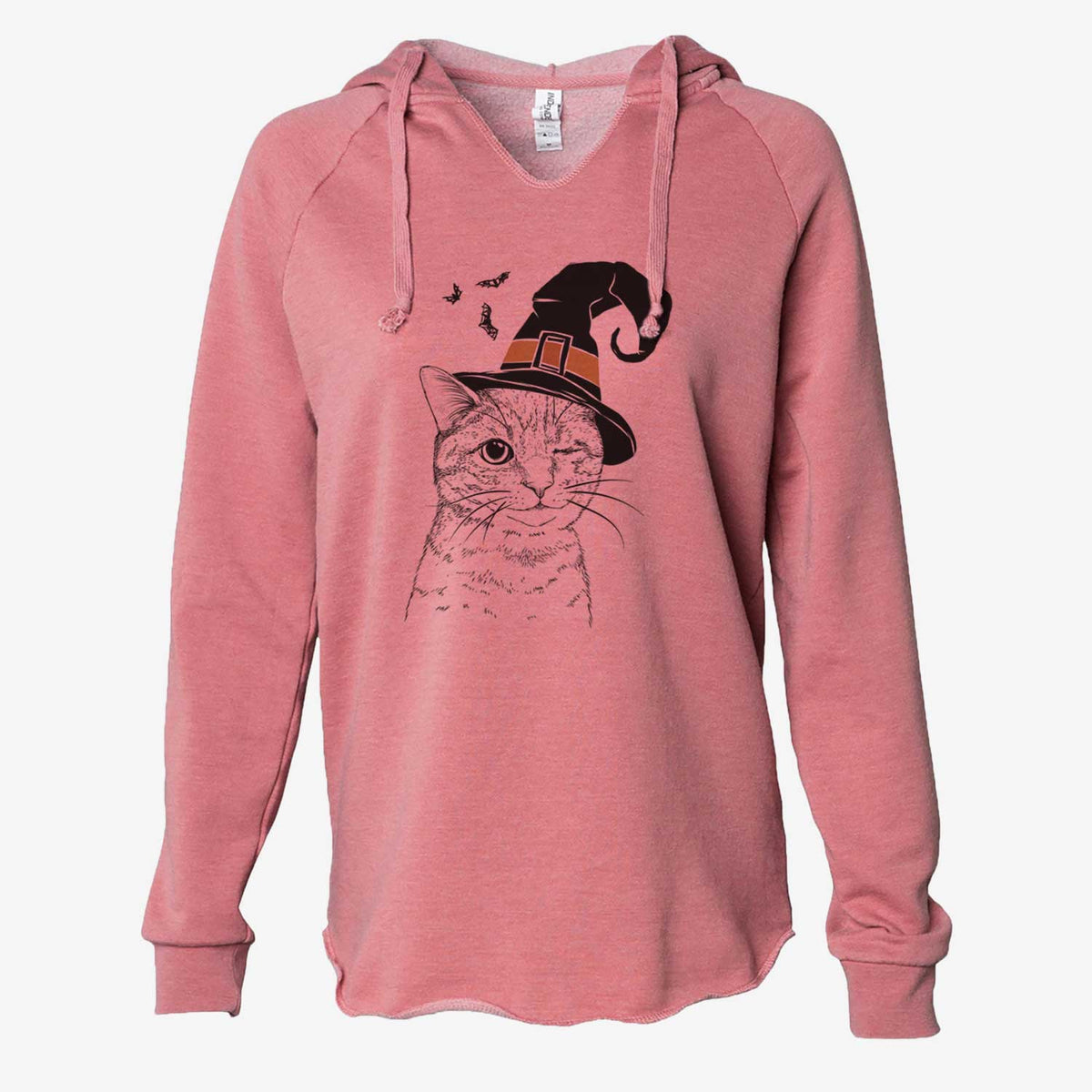 Witch Dexter the Domestic Shorthair - Cali Wave Hooded Sweatshirt