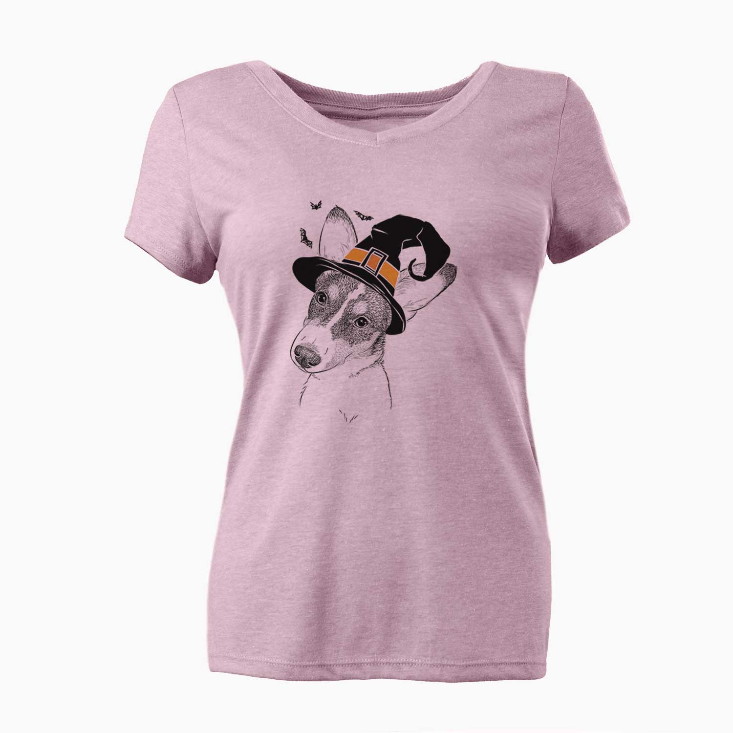 Witch Dexter the Corgi - Women's V-neck Shirt