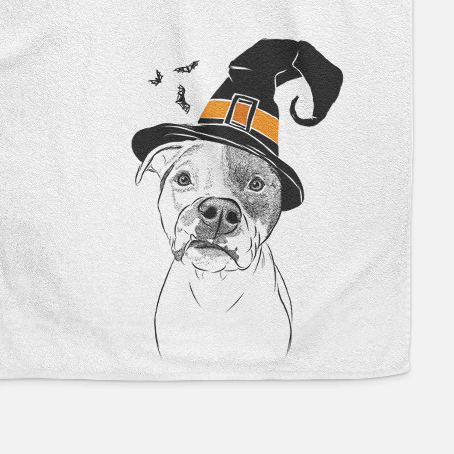 Dexter the Pitbull Decorative Hand Towel