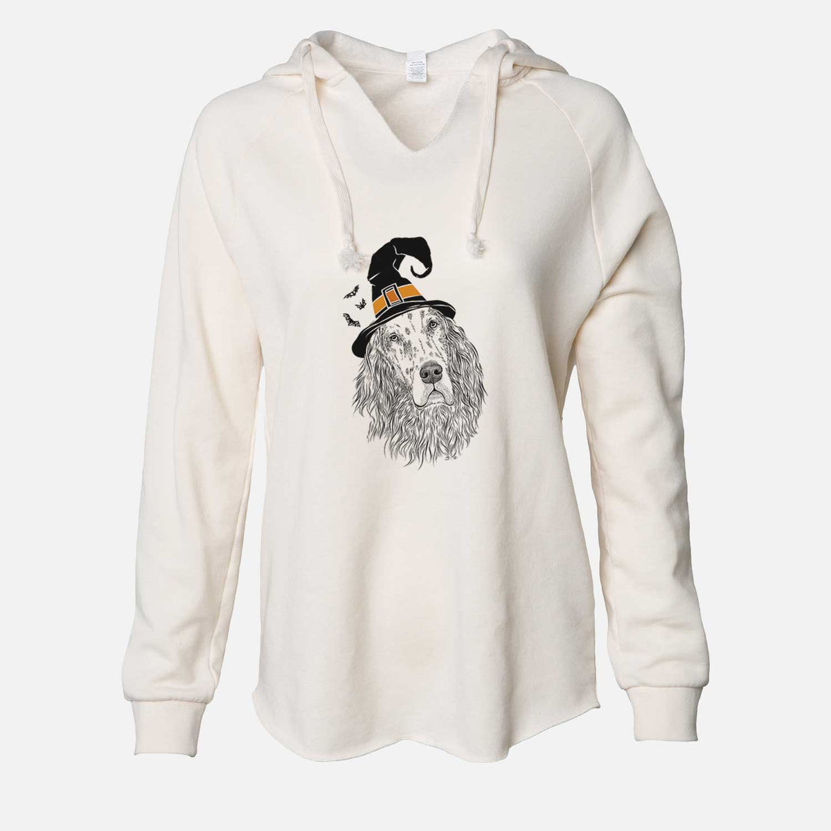 Witch Dexter the English Setter - Cali Wave Hooded Sweatshirt