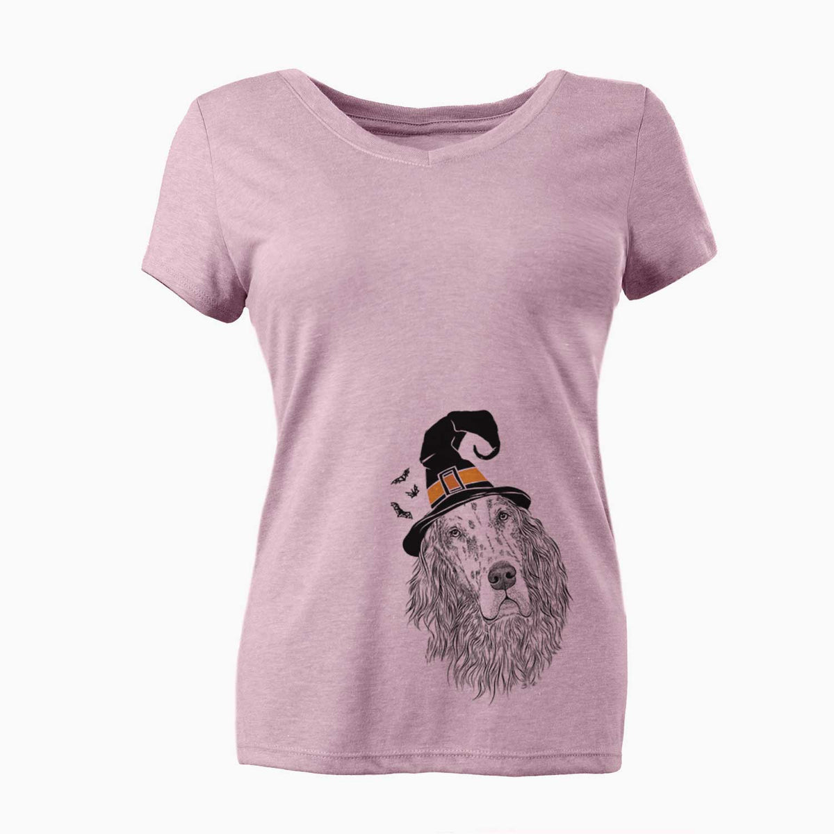 Witch Dexter the English Setter - Women's V-neck Shirt