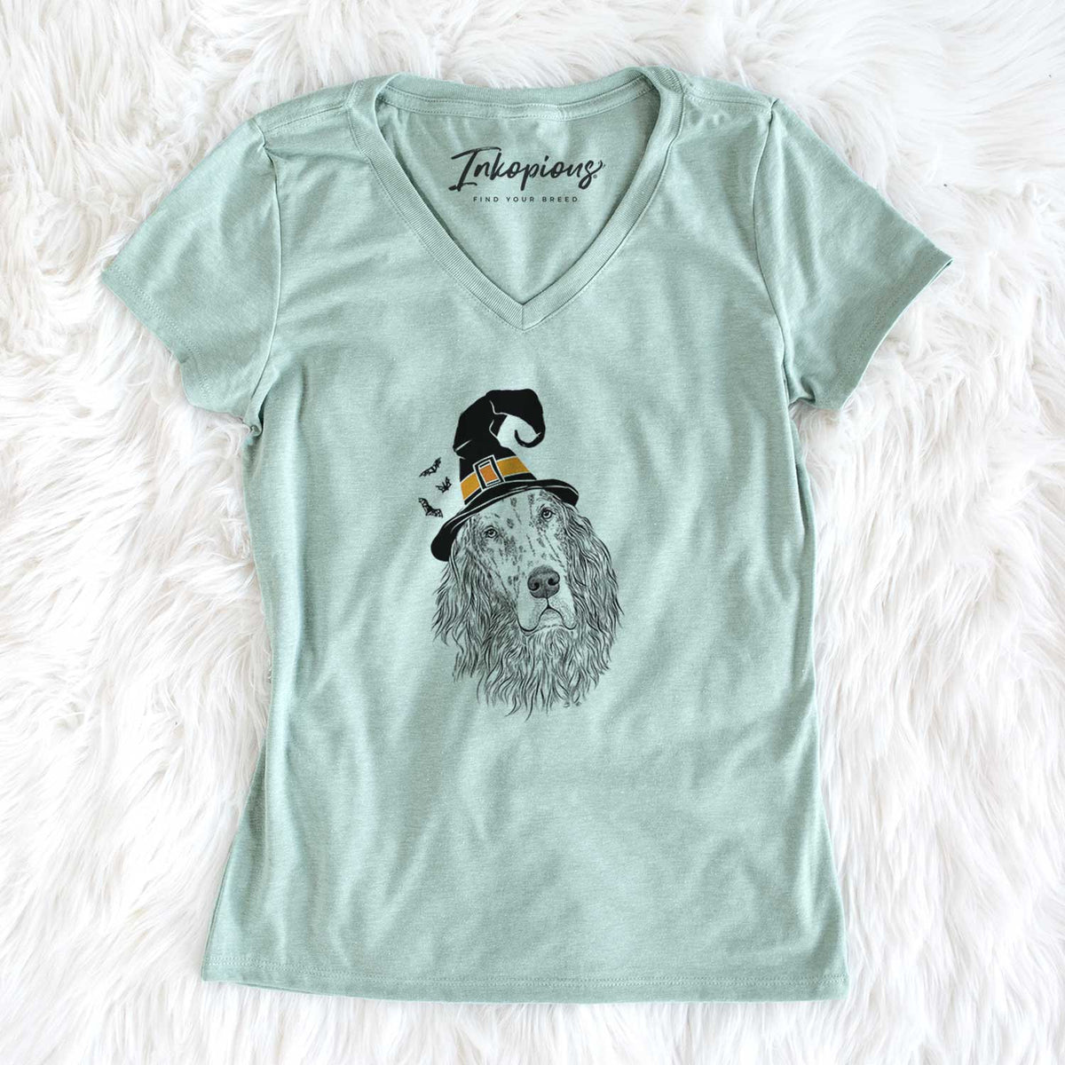 Witch Dexter the English Setter - Women's V-neck Shirt