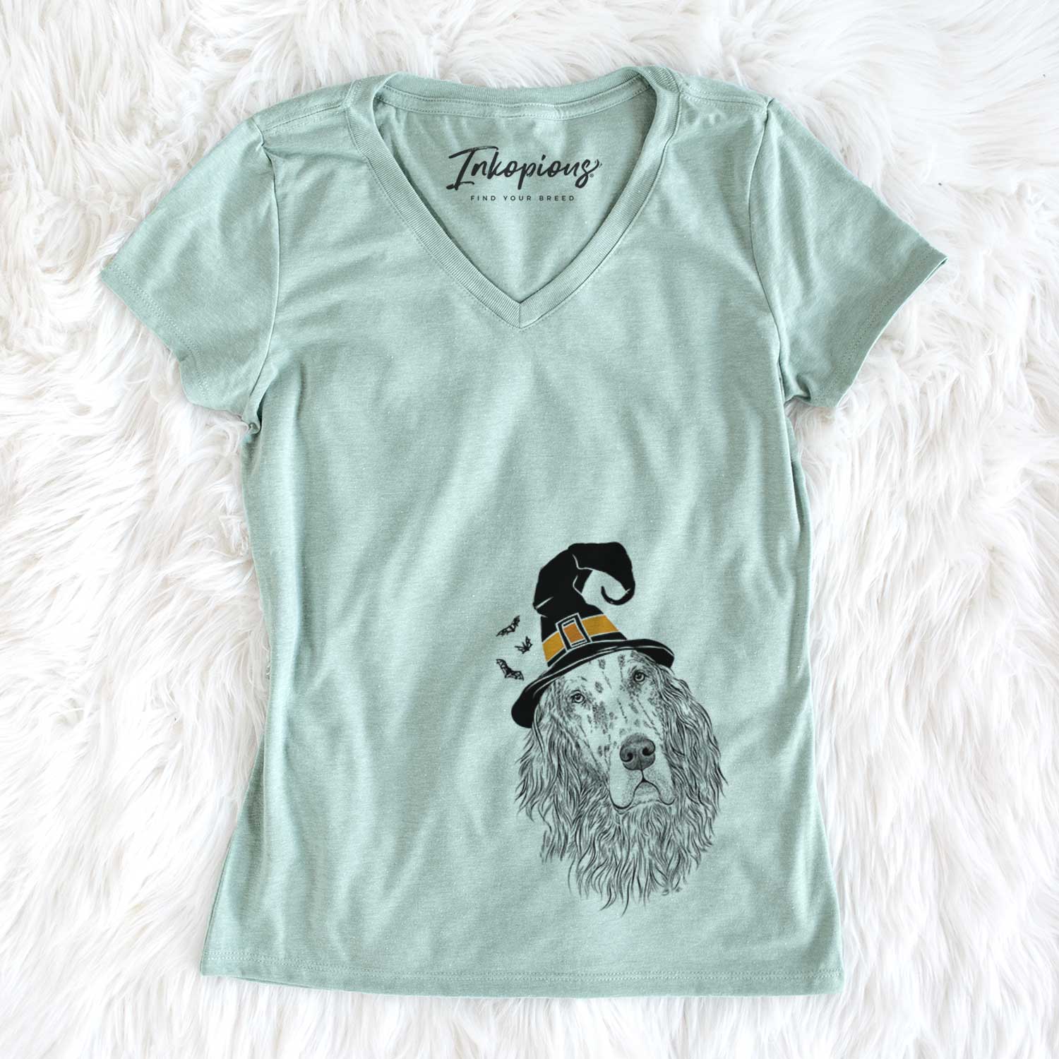 Witch Dexter the English Setter - Women's V-neck Shirt