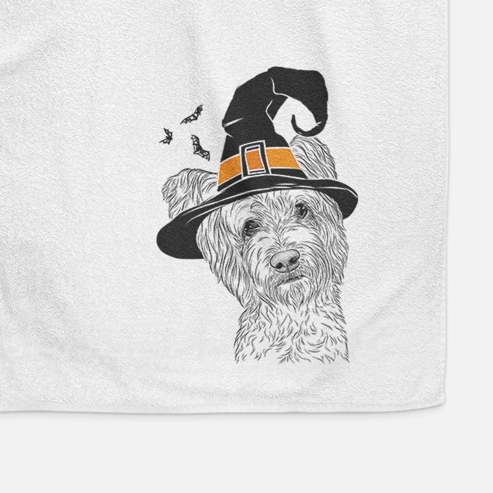 Dexter the Terrier Mix Decorative Hand Towel