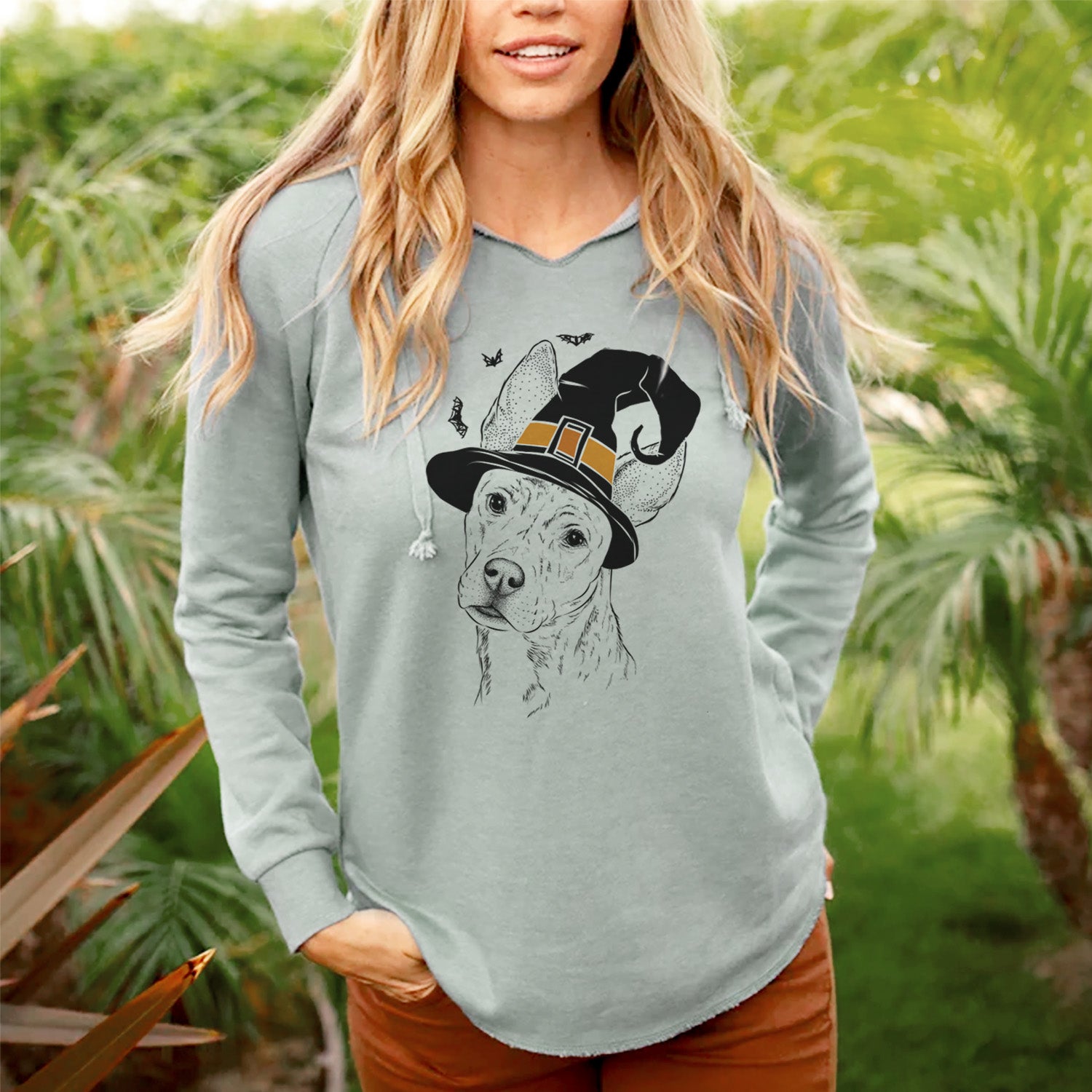 Witch Diesel the Mixed Breed - Cali Wave Hooded Sweatshirt