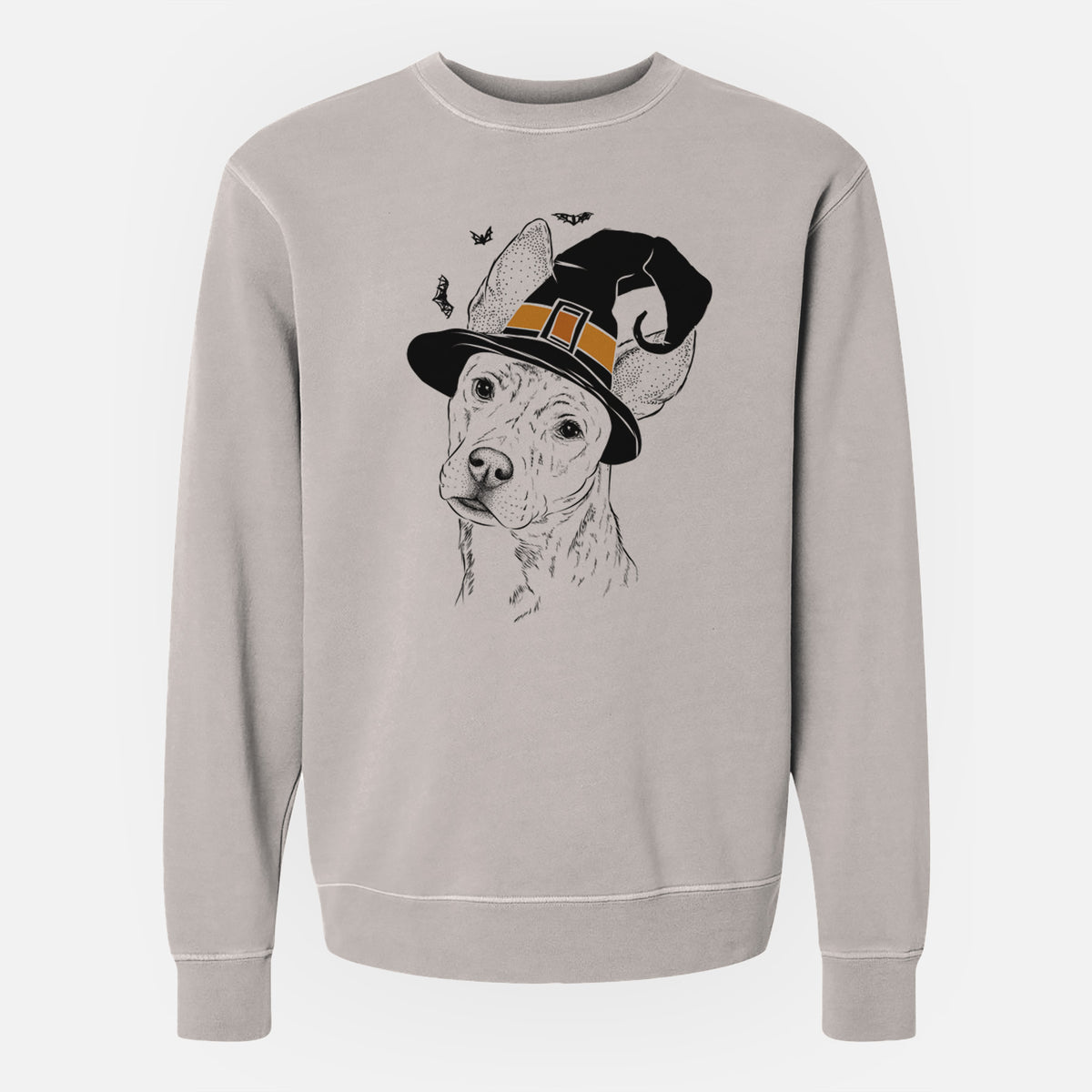 Witch Diesel the Mixed Breed - Unisex Pigment Dyed Crew Sweatshirt