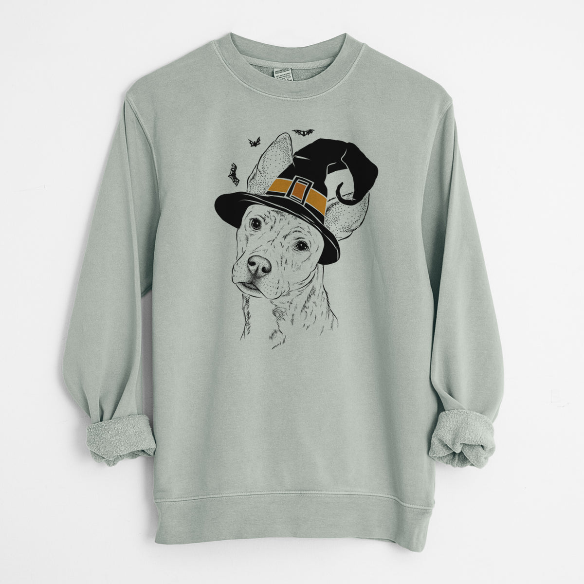 Witch Diesel the Mixed Breed - Unisex Pigment Dyed Crew Sweatshirt