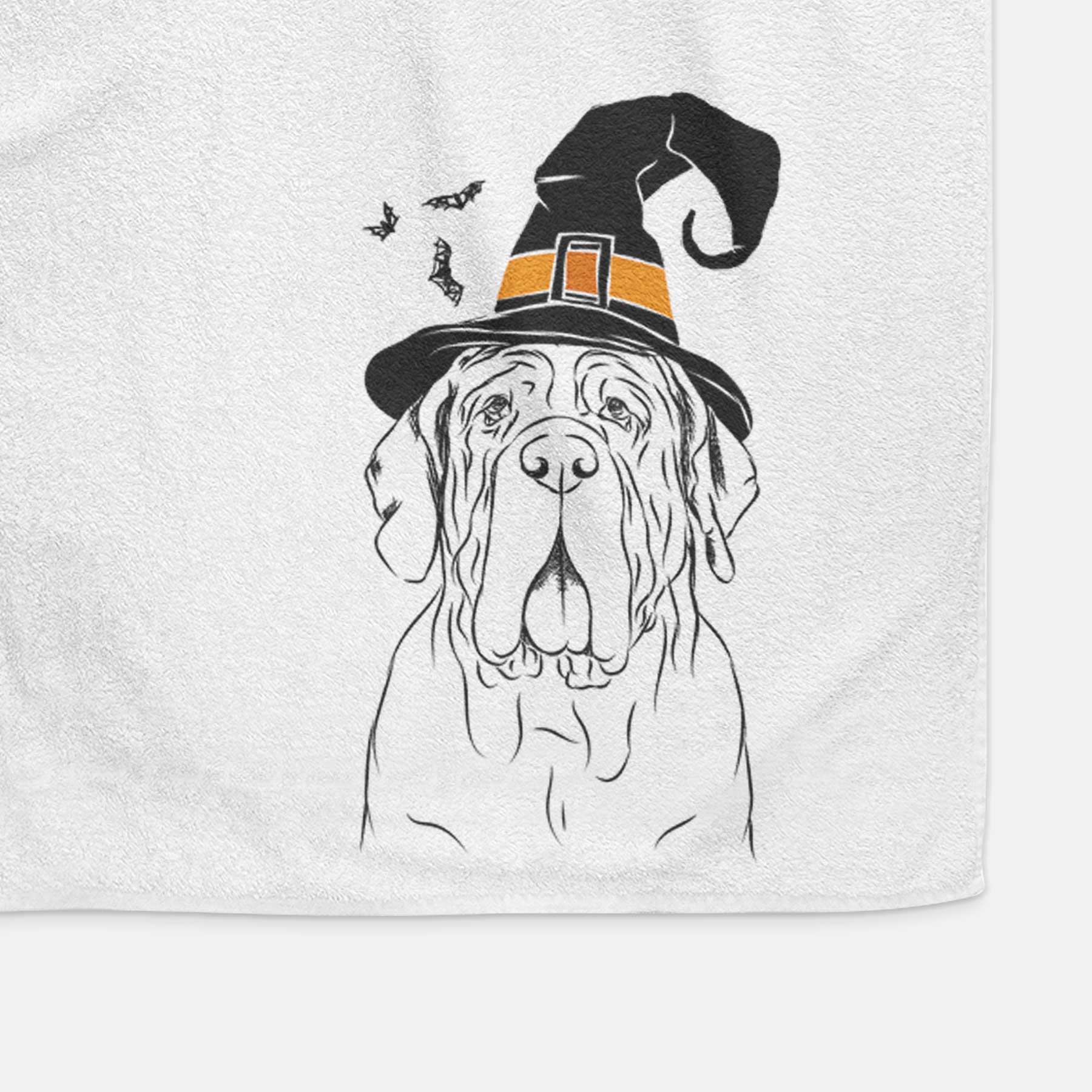 Dinah the Neapolitan Mastiff Decorative Hand Towel