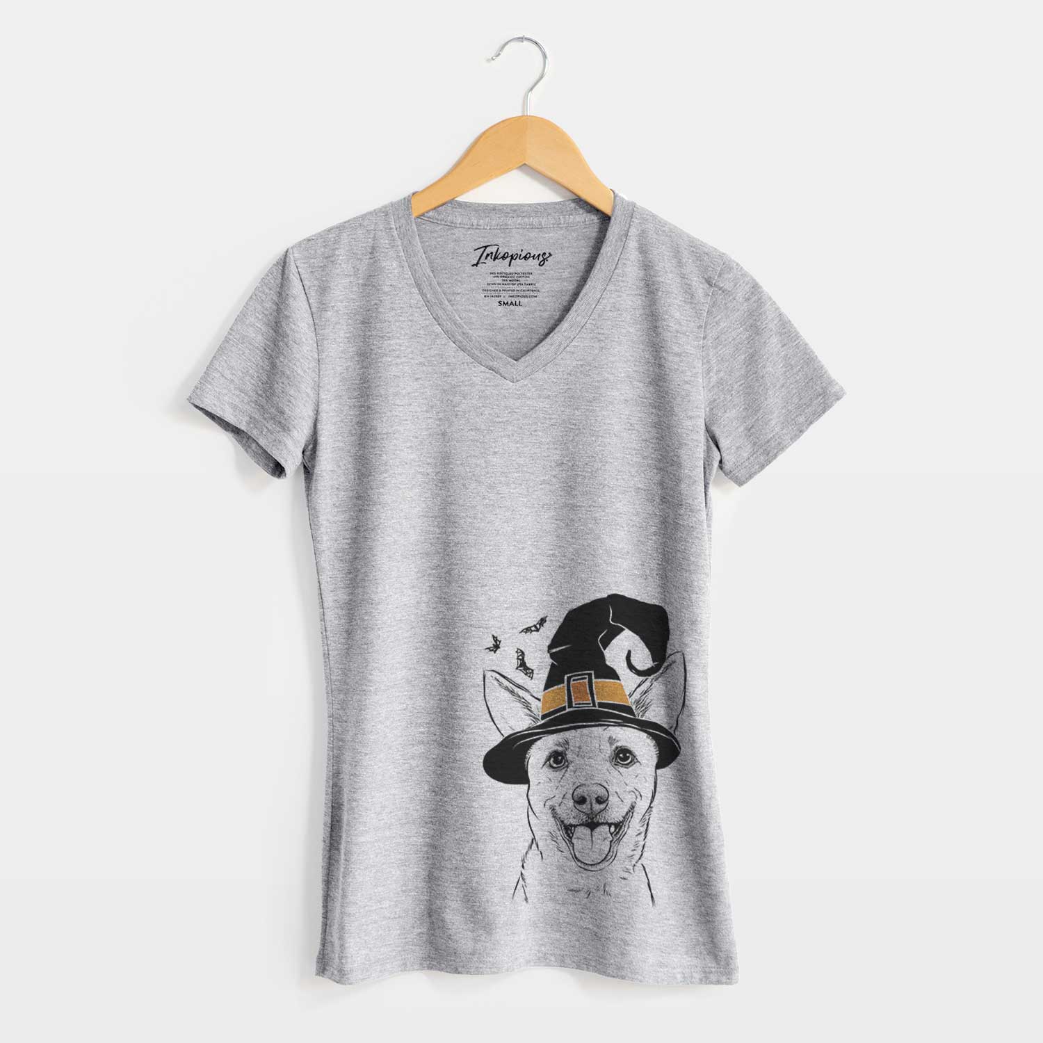 Witch Dinghy the Mixed Breed - Women's V-neck Shirt