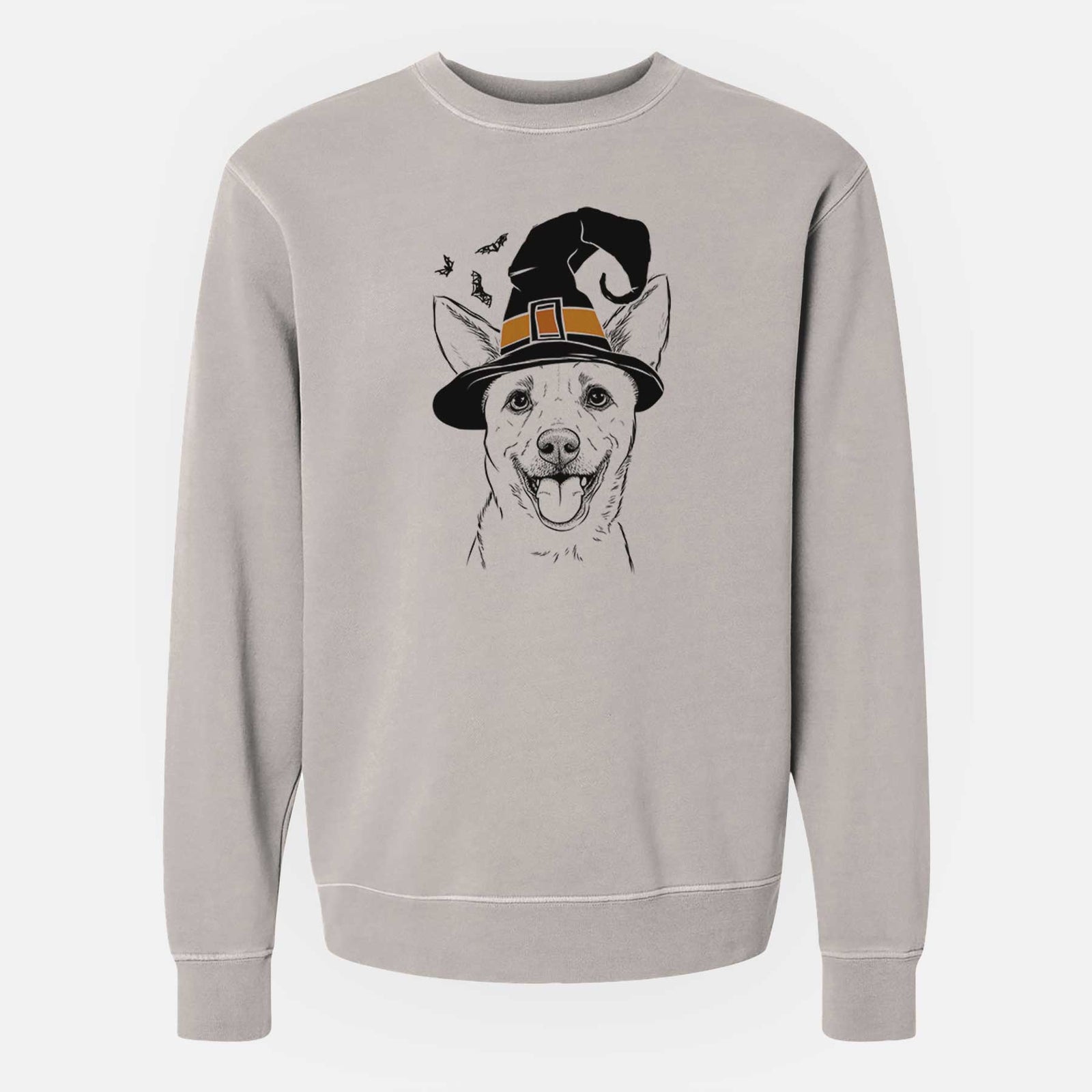 Witch Dinghy the Mixed Breed - Unisex Pigment Dyed Crew Sweatshirt