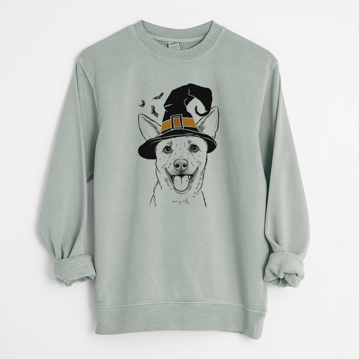 Witch Dinghy the Mixed Breed - Unisex Pigment Dyed Crew Sweatshirt