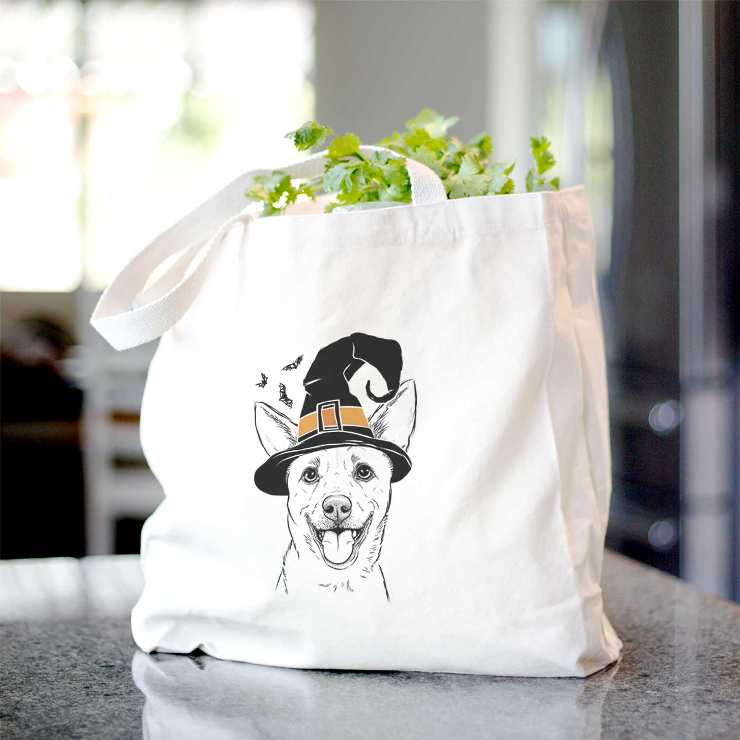 Dinghy the Mixed Breed - Tote Bag